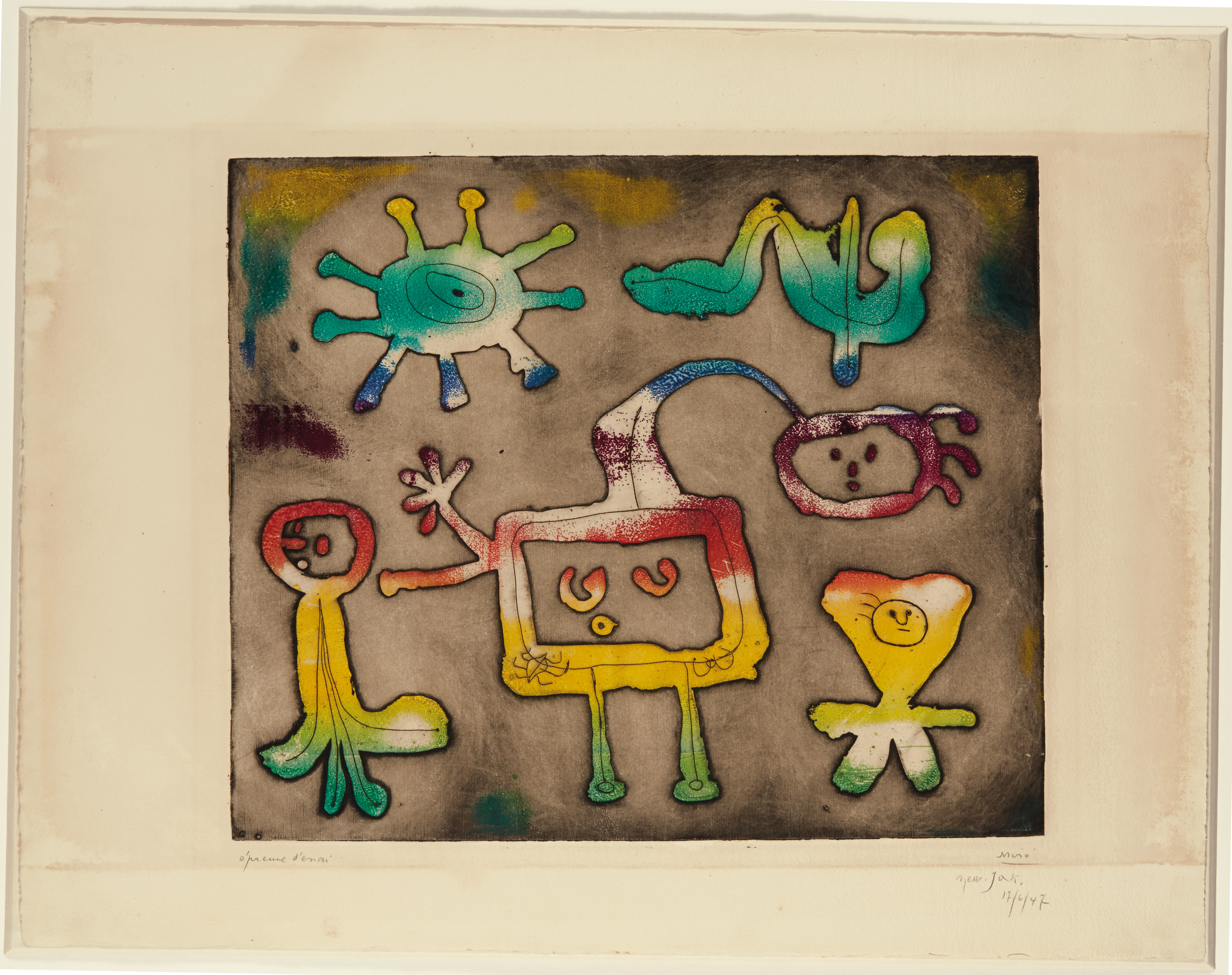 Joan Miró — Одна тарелка из серии I, изображение 2