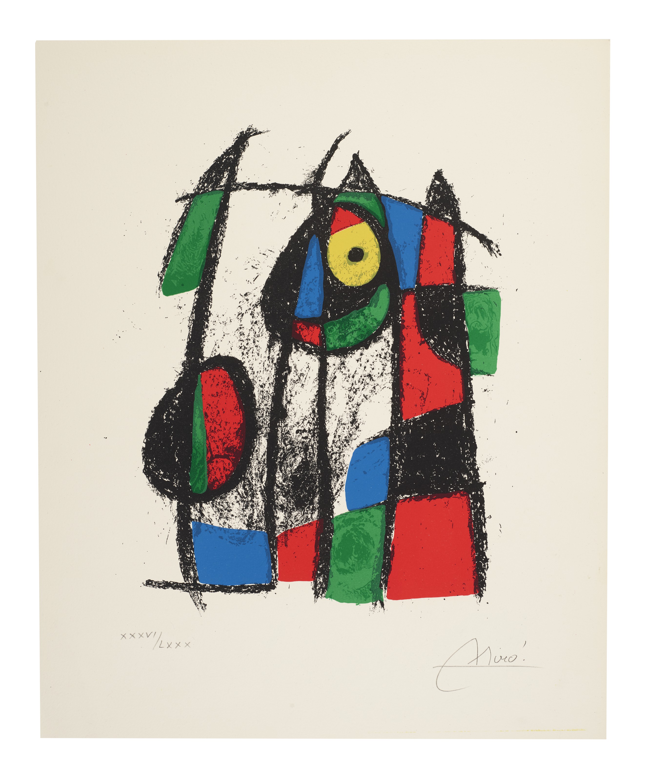 Joan Miró — Литографии Жоана Миро II : четыре пластины, изображение 3