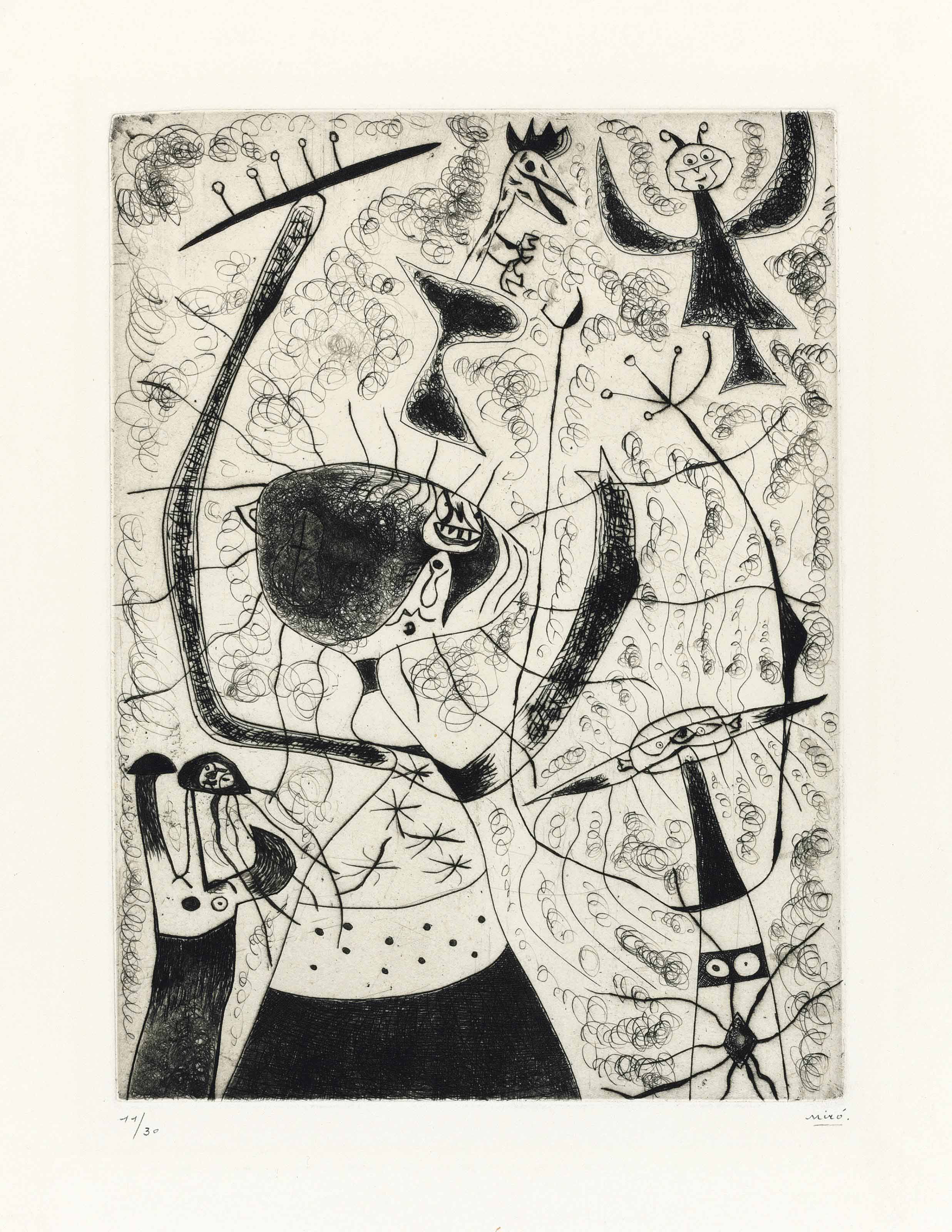 Joan Miró — Трое друзей