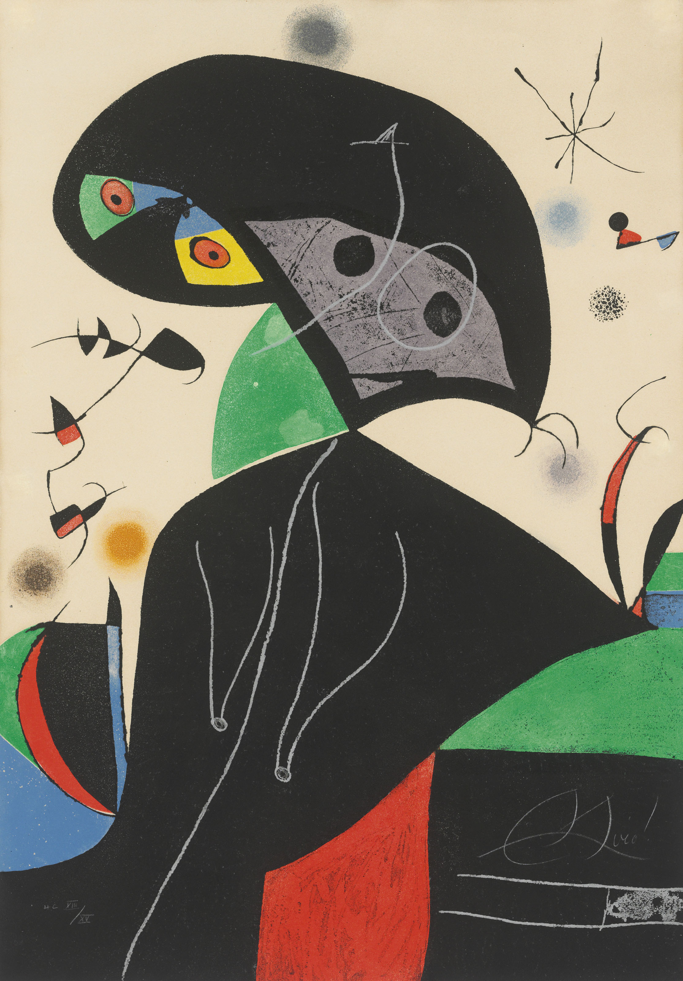 Joan Miró — Гауди XVIII