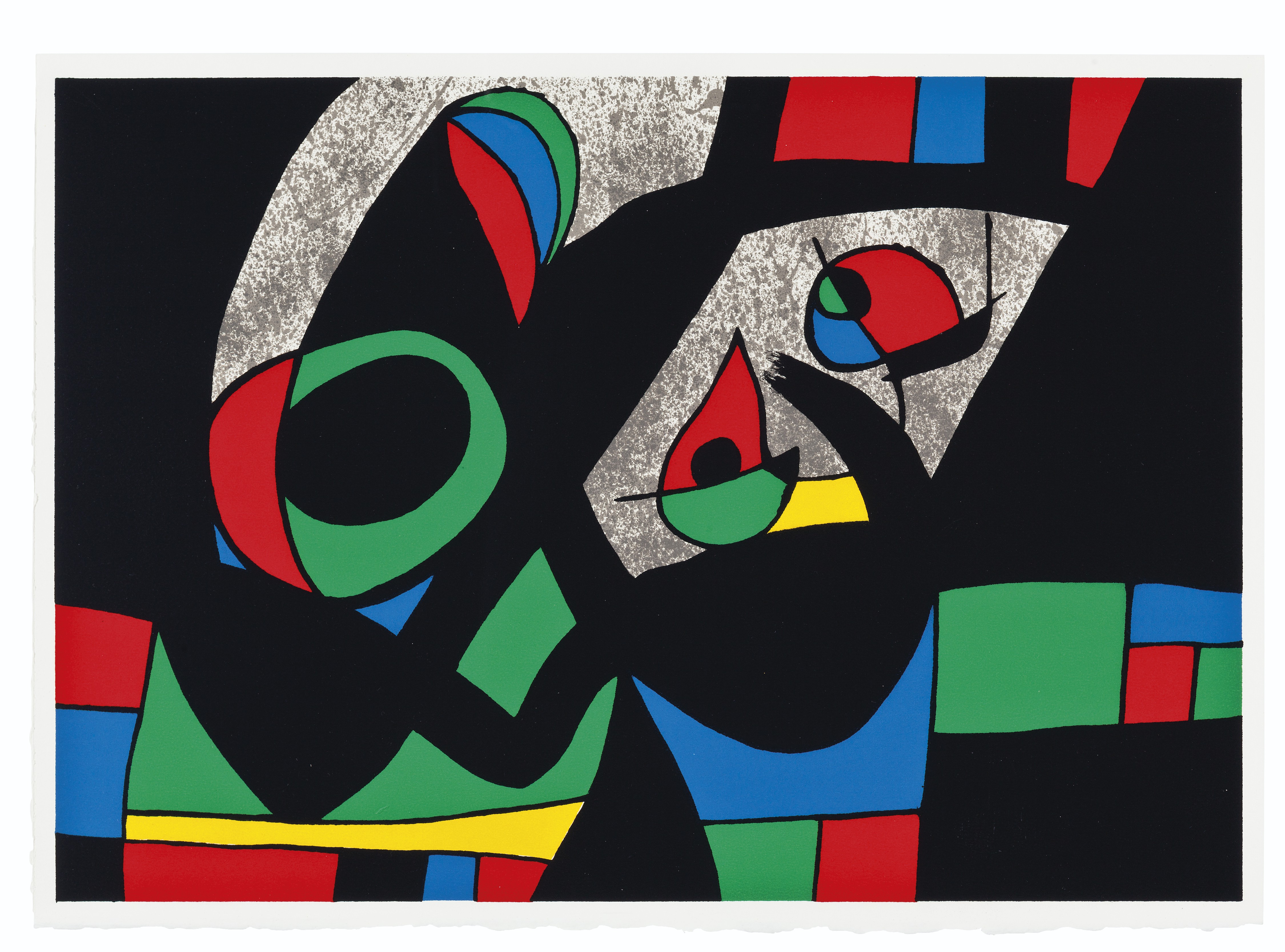 Joan Miró — Жоан Миро, "Лазарь с золотыми перьями", Луи Бродер, Париж, 1971, изображение 2