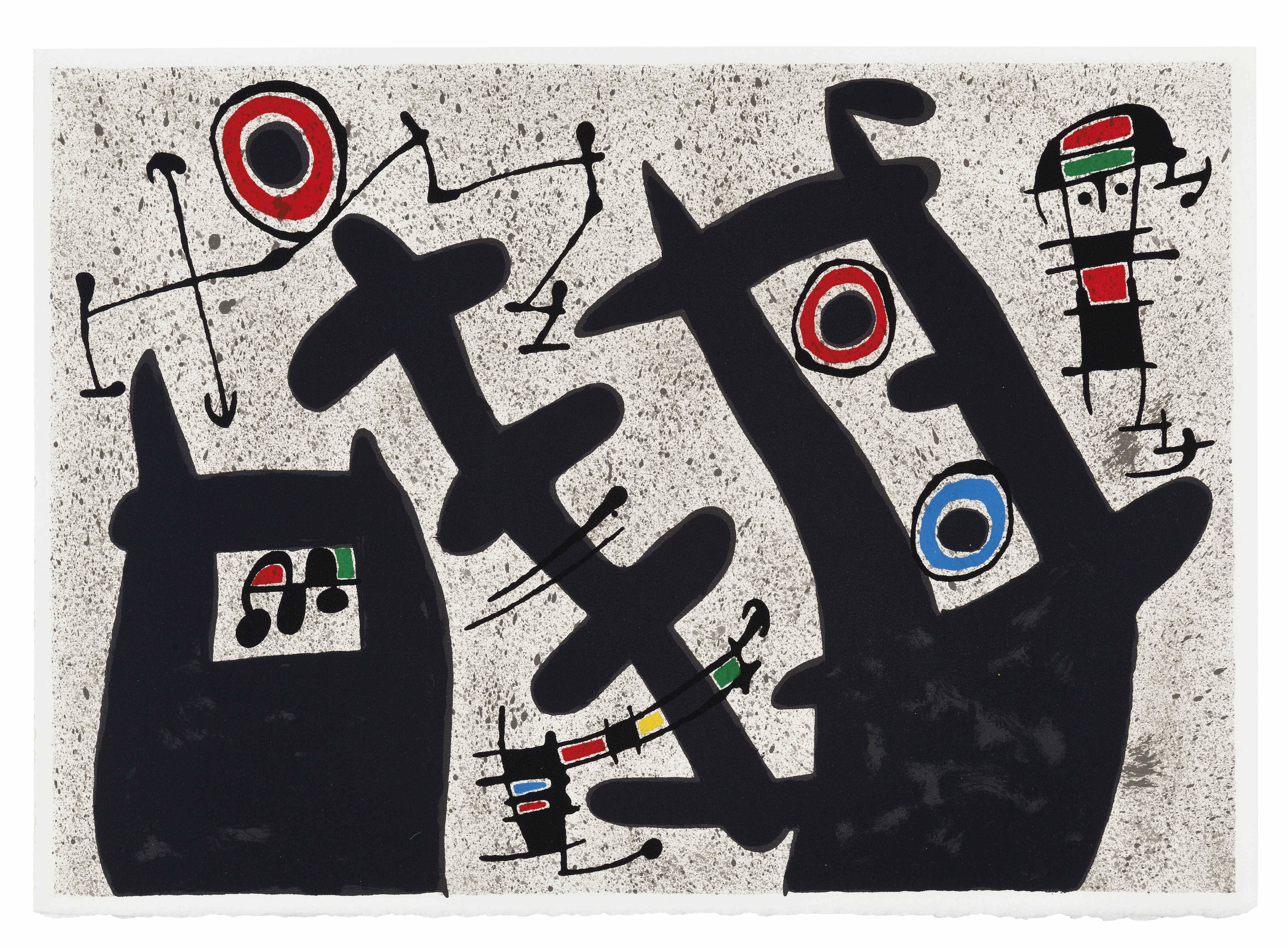 Joan Miró — Жоан Миро, "Лазарь с золотыми перьями", Луи Бродер, Париж, 1971, изображение 4
