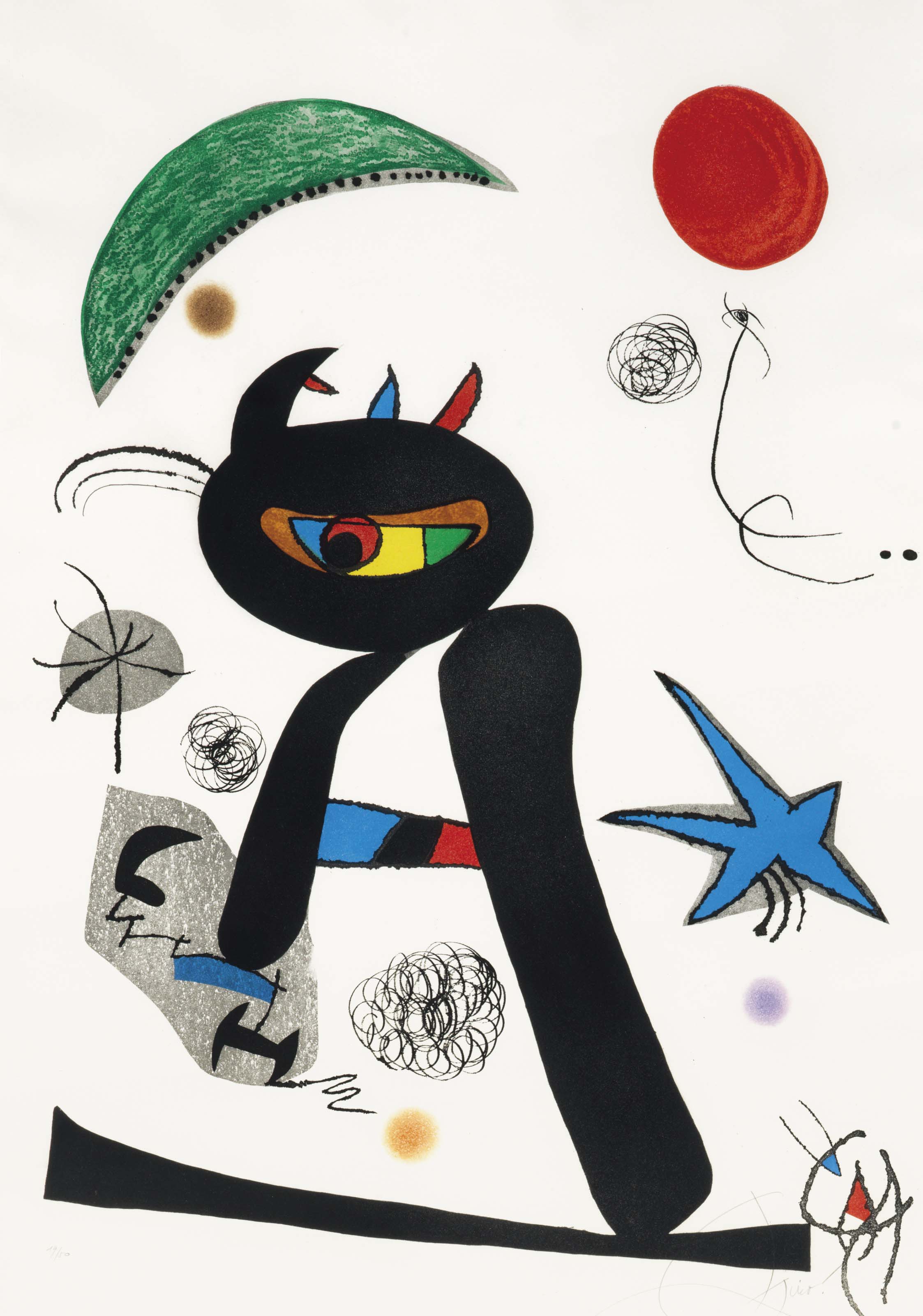 Joan Miró — Варвары в лесу