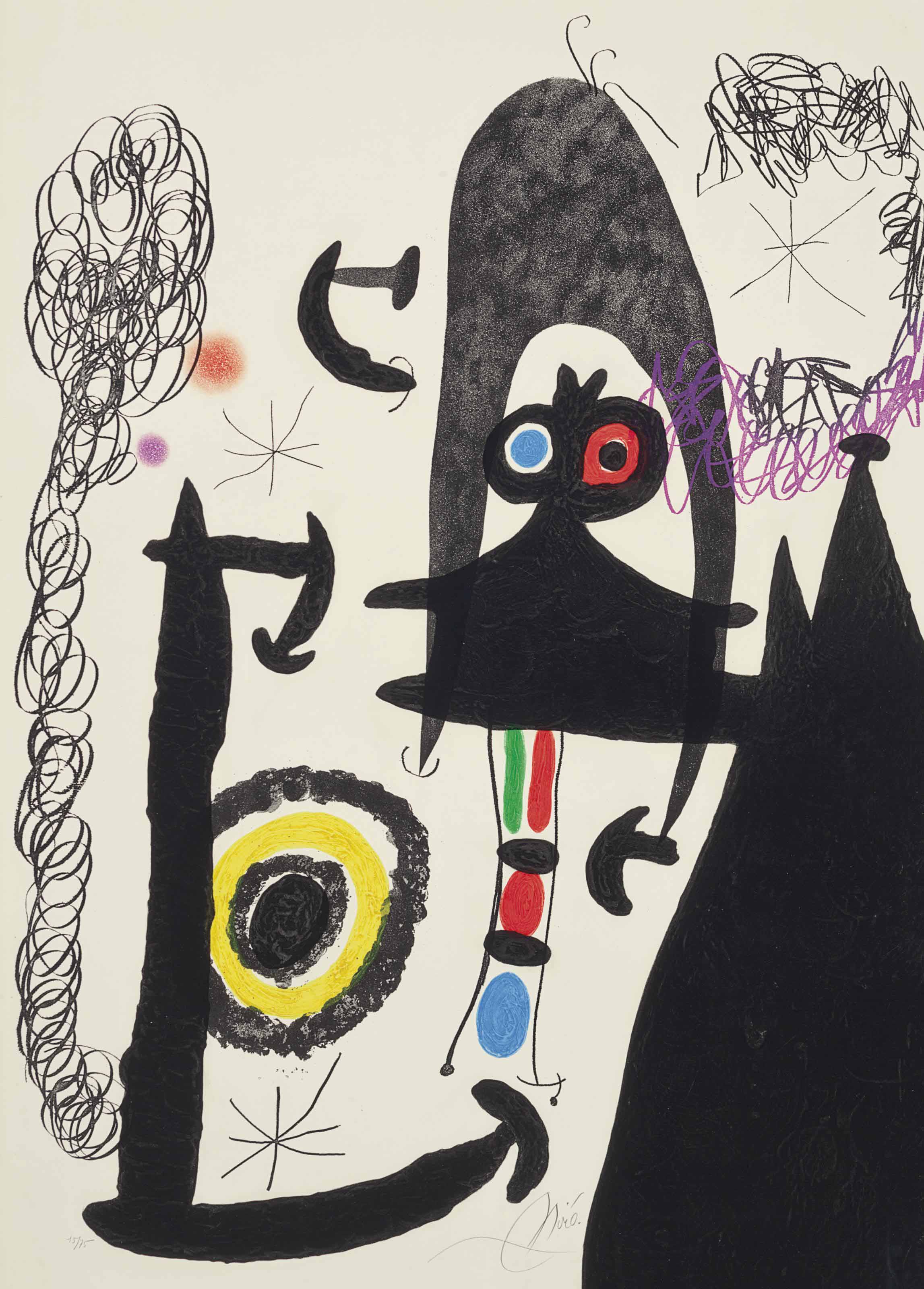 Joan Miró — Эскалада в лунном свете