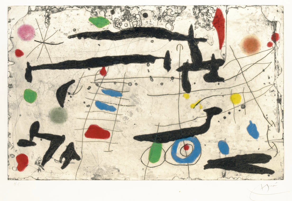 Joan Miró — Трасса на берегу реки II (номер 441)