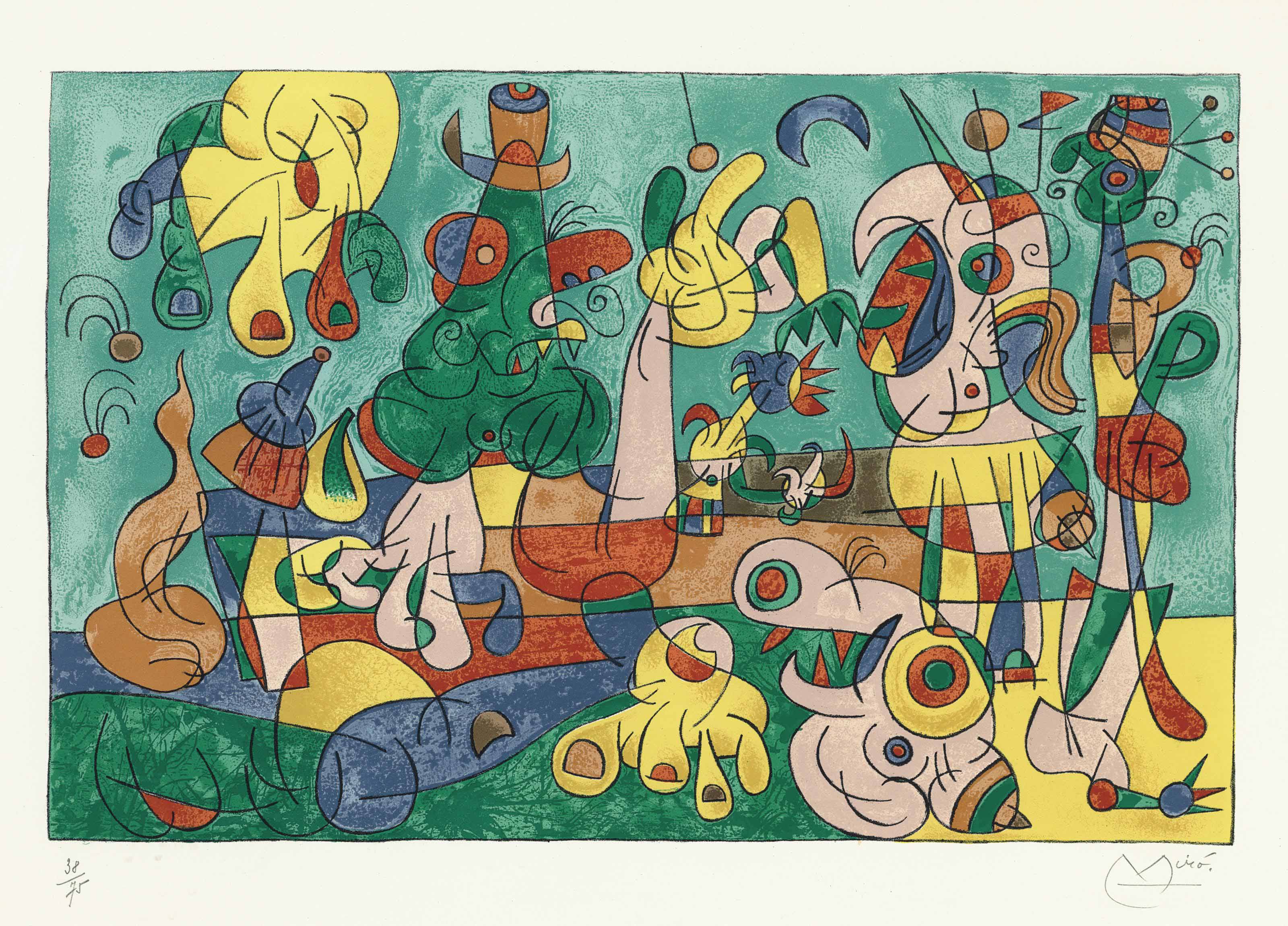 Joan Miró — Люксы с высоким уровнем рентабельности инвестиций : одна тарелка