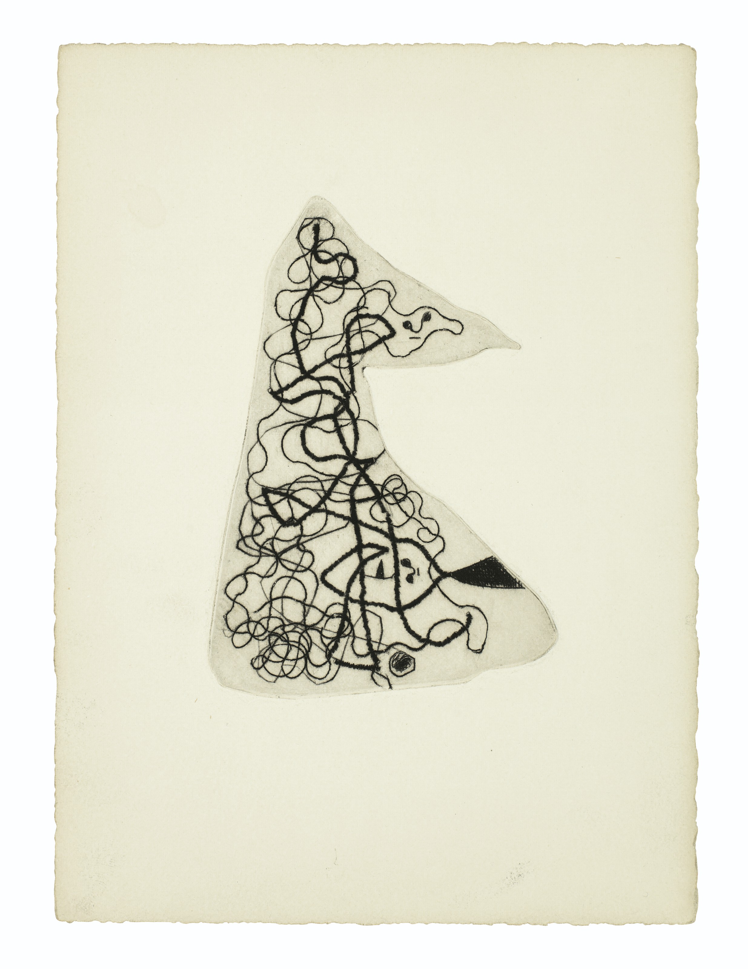 Joan Miró — "Ле Дезесперанто", из "Античного тома" III : четырнадцать пластинок., изображение 2