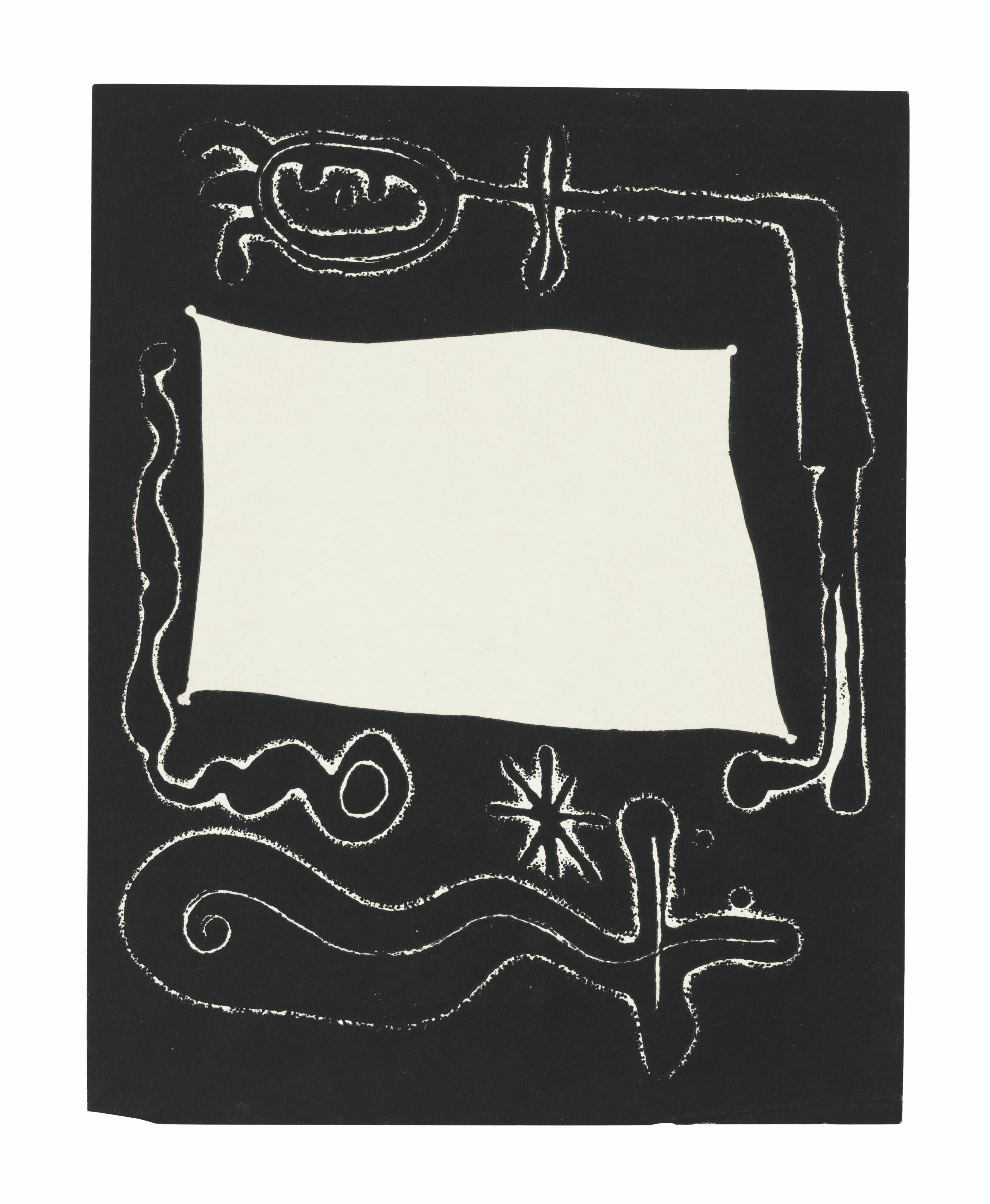 Joan Miró — "Ле Дезесперанто", из "Античного тома" III : четырнадцать пластинок., изображение 13