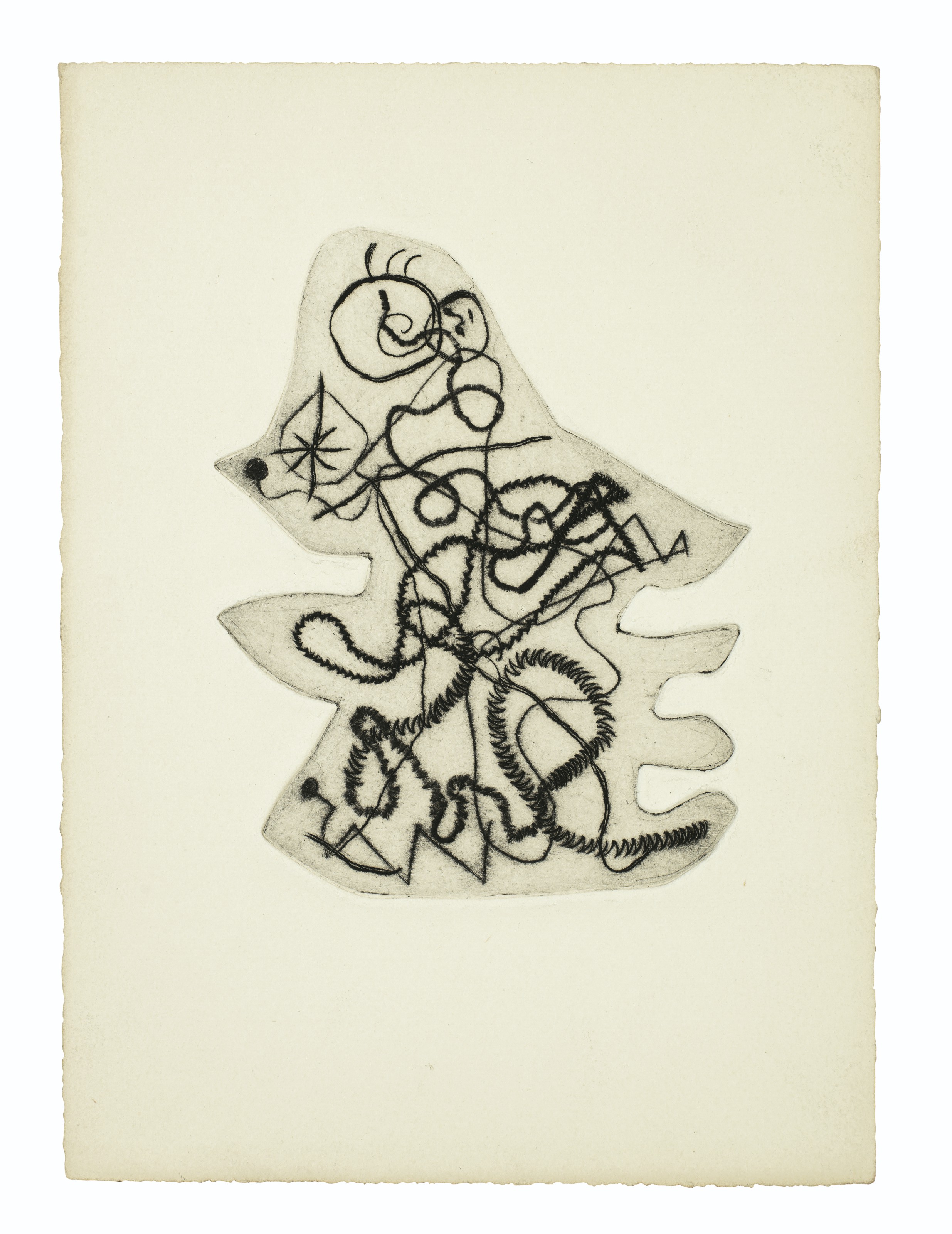 Joan Miró — "Ле Дезесперанто", из "Античного тома" III : четырнадцать пластинок., изображение 4