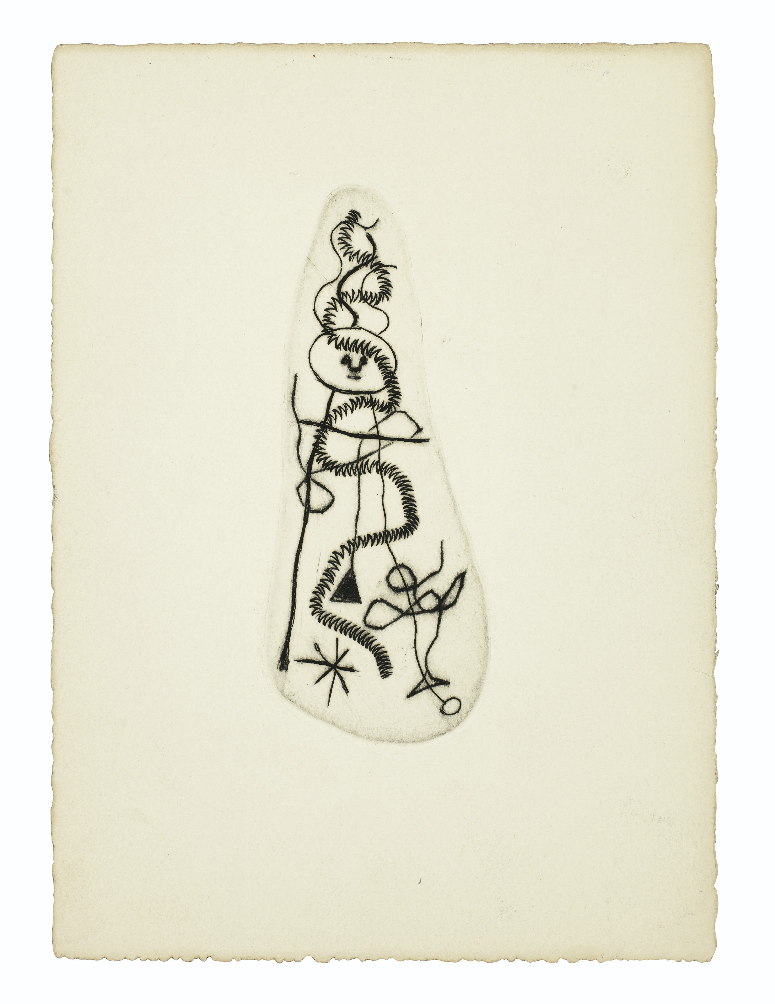 Joan Miró — "Ле Дезесперанто", из "Античного тома" III : четырнадцать пластинок., изображение 5
