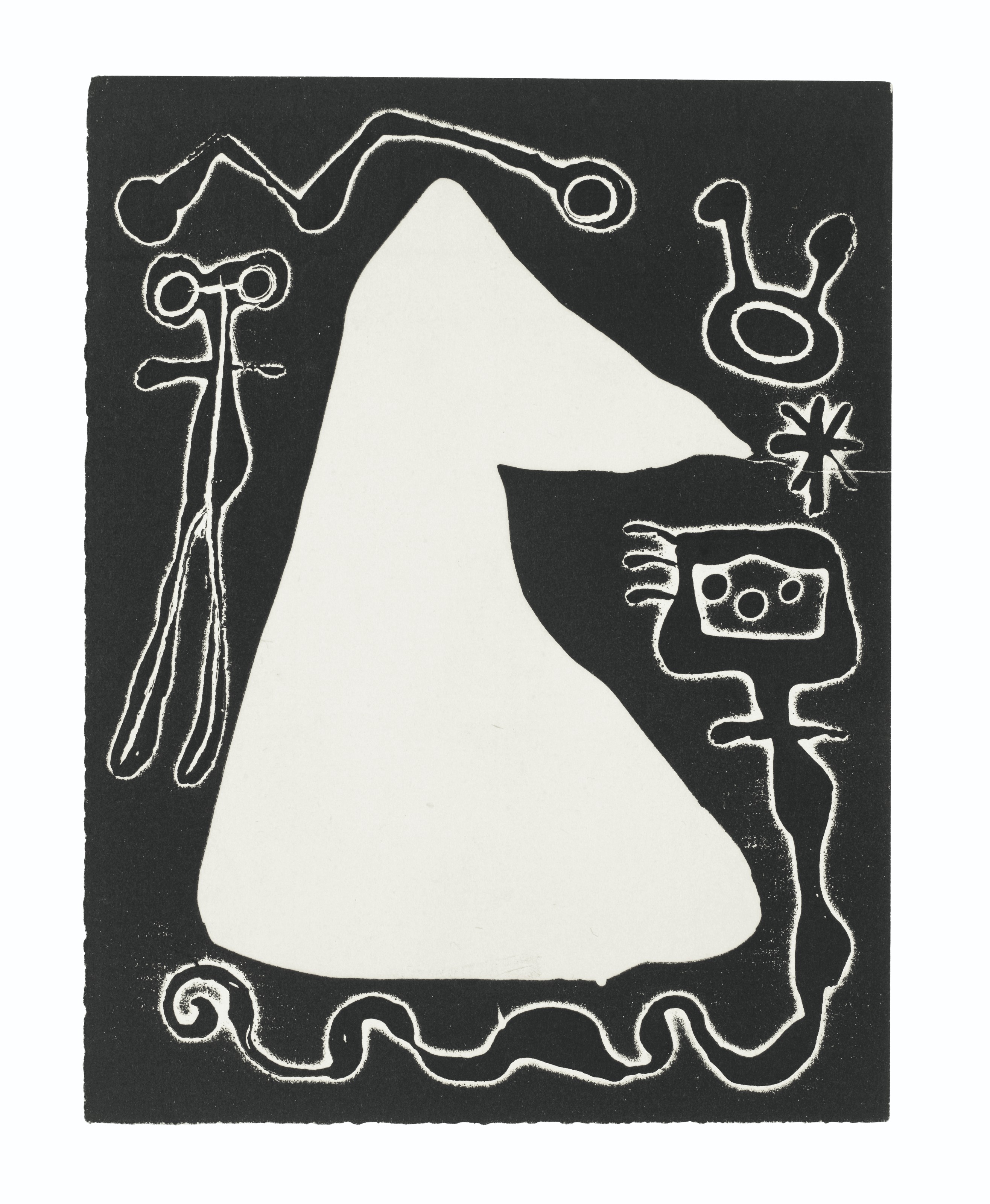 Joan Miró — "Ле Дезесперанто", из "Античного тома" III : четырнадцать пластинок., изображение 9