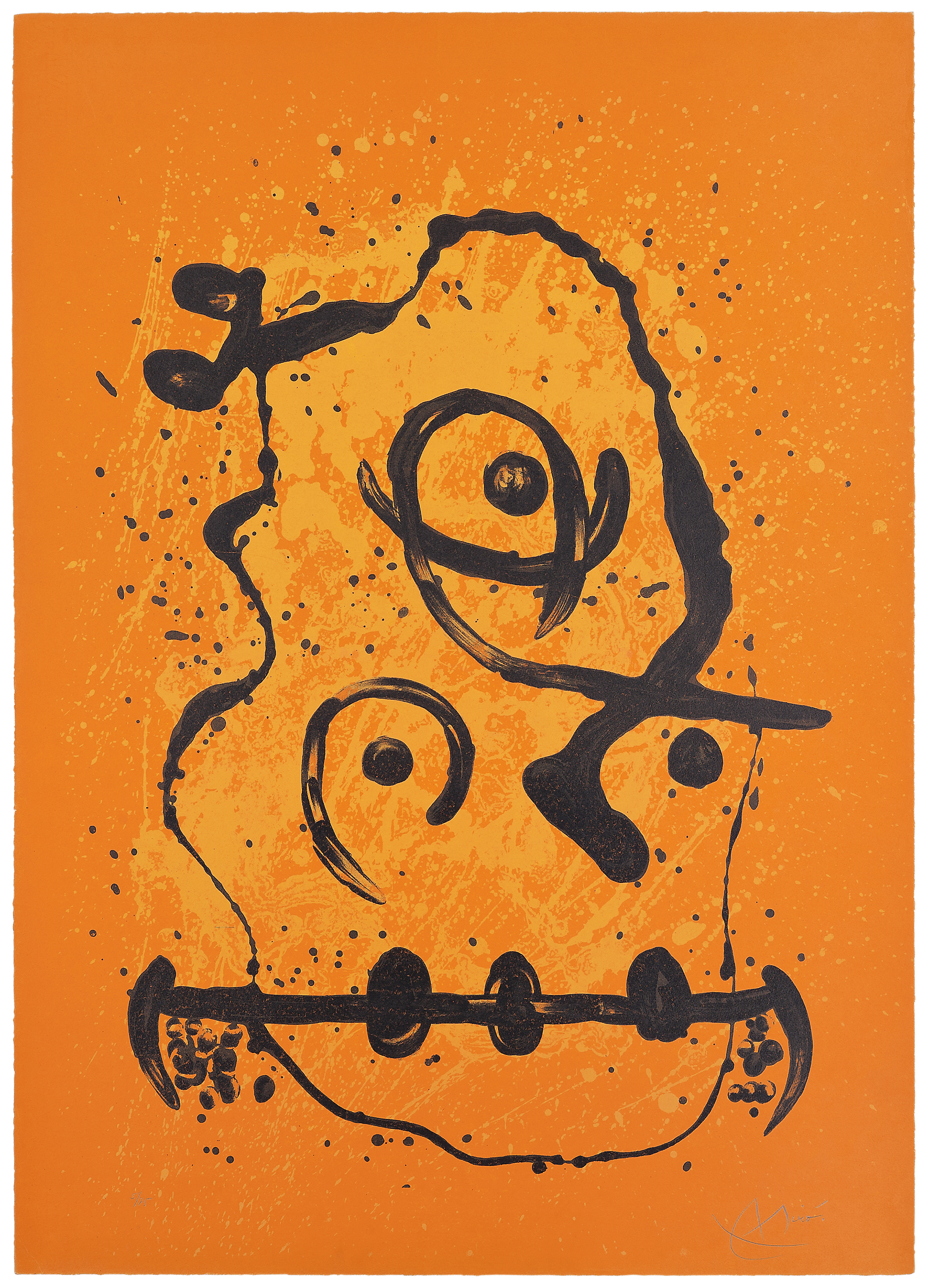 Joan Miró — Человек-полиглот - Оранжевый