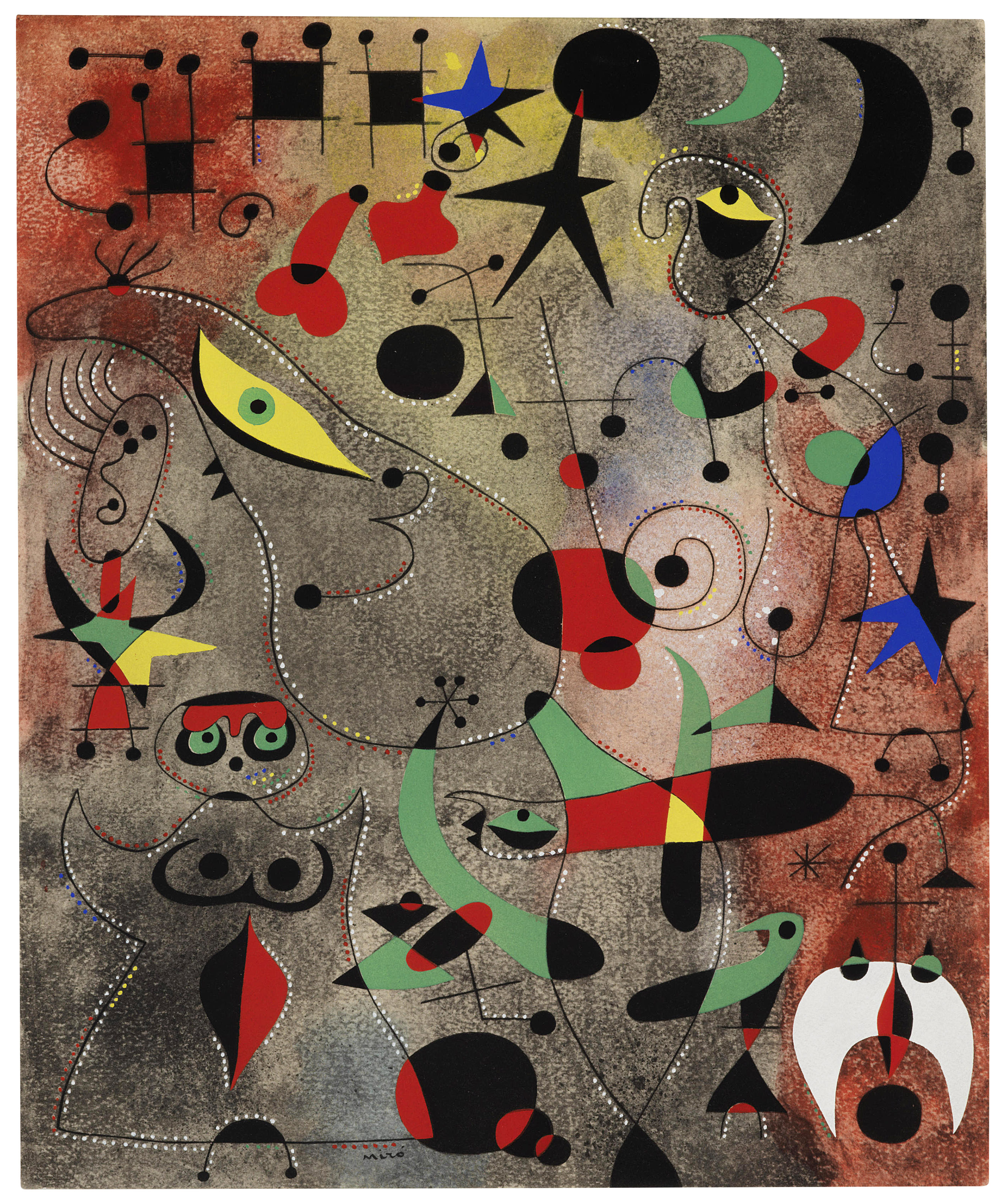 Joan Miró — Созвездия : одна пластина