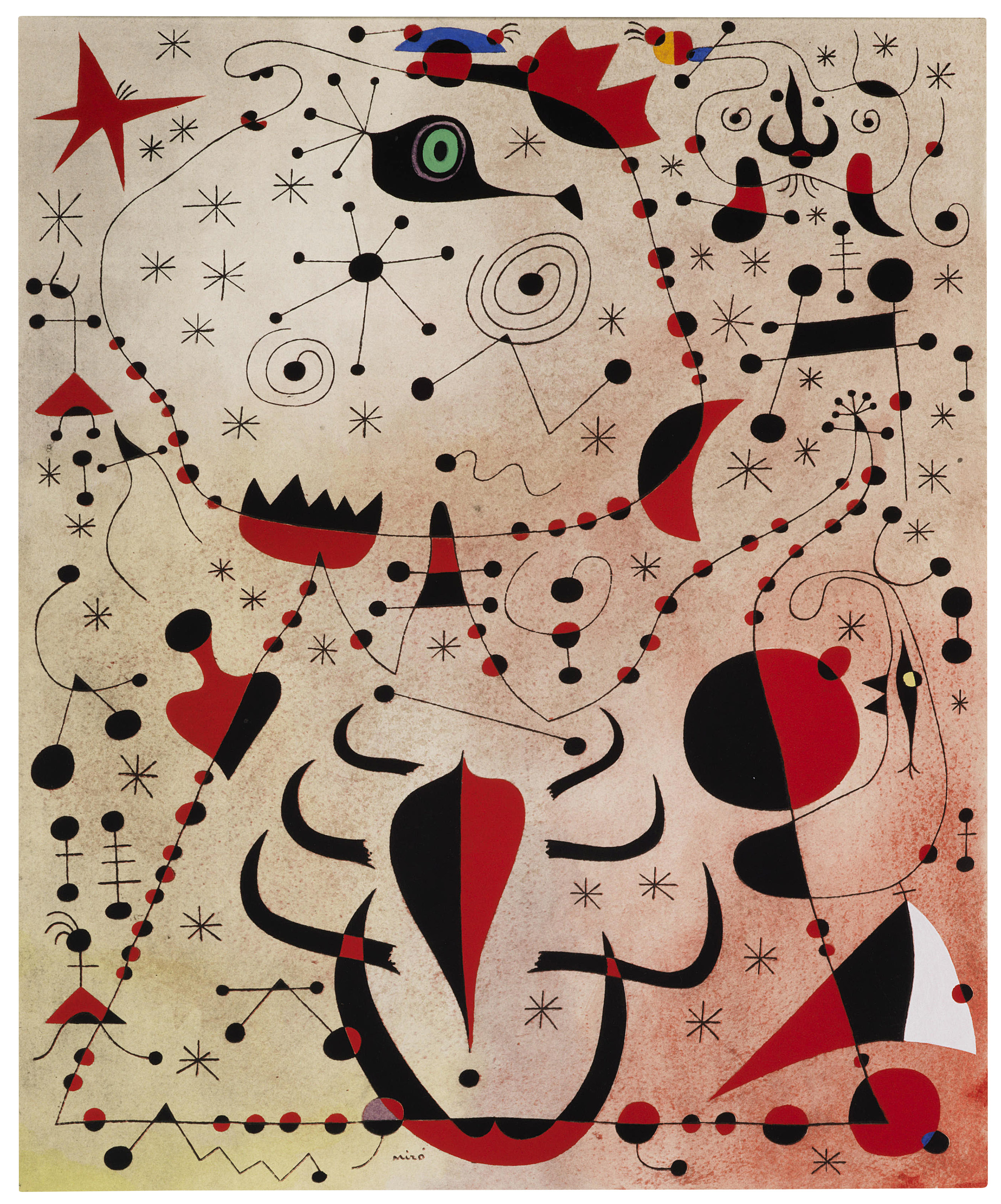 Joan Miró — Созвездия : одна пластина