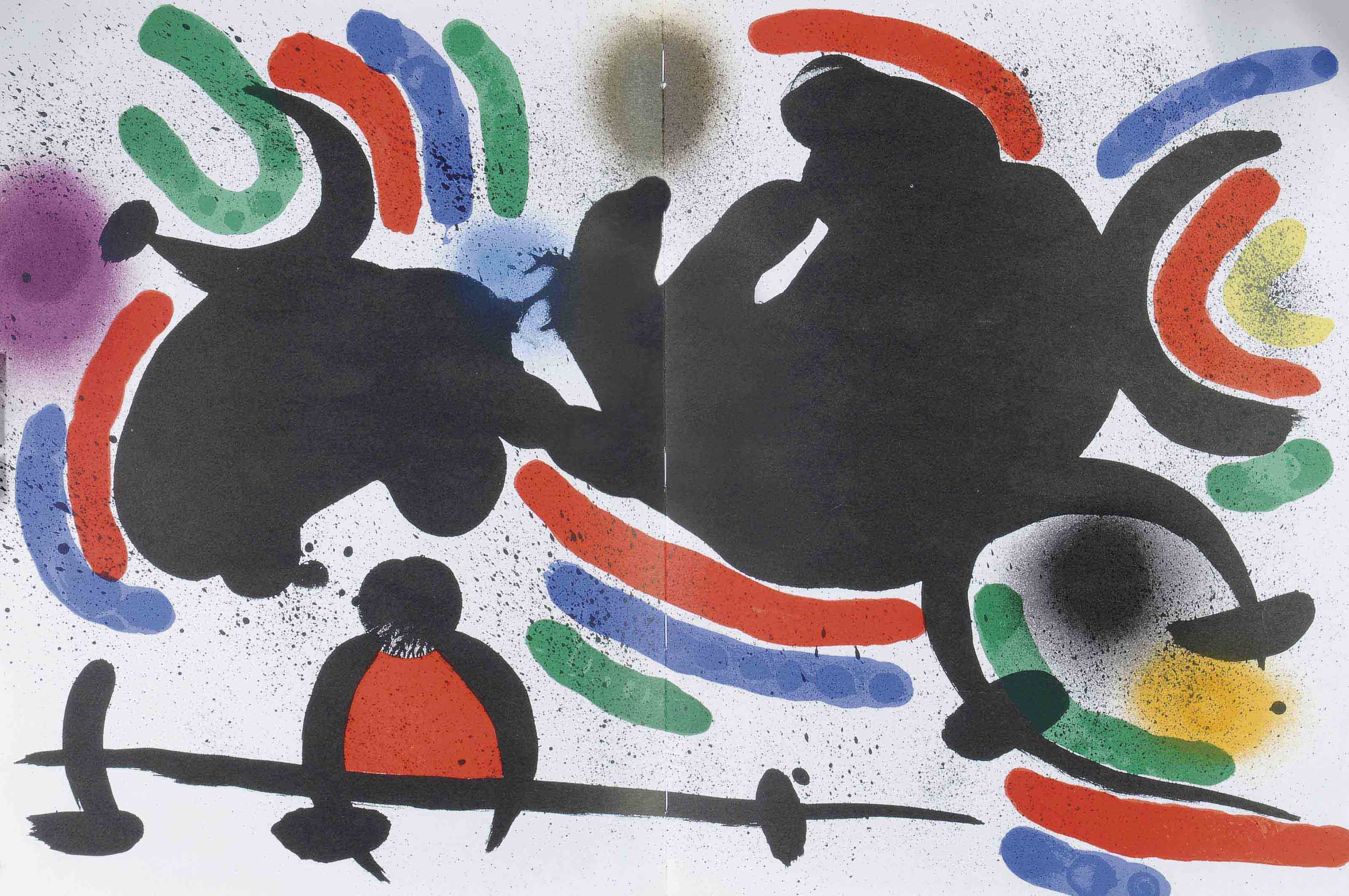 Joan Miró — Тома I-III литографий Жоана Миро, Мэг, Париж, 1972-77 (книги Крамера 160, 198 и 230)