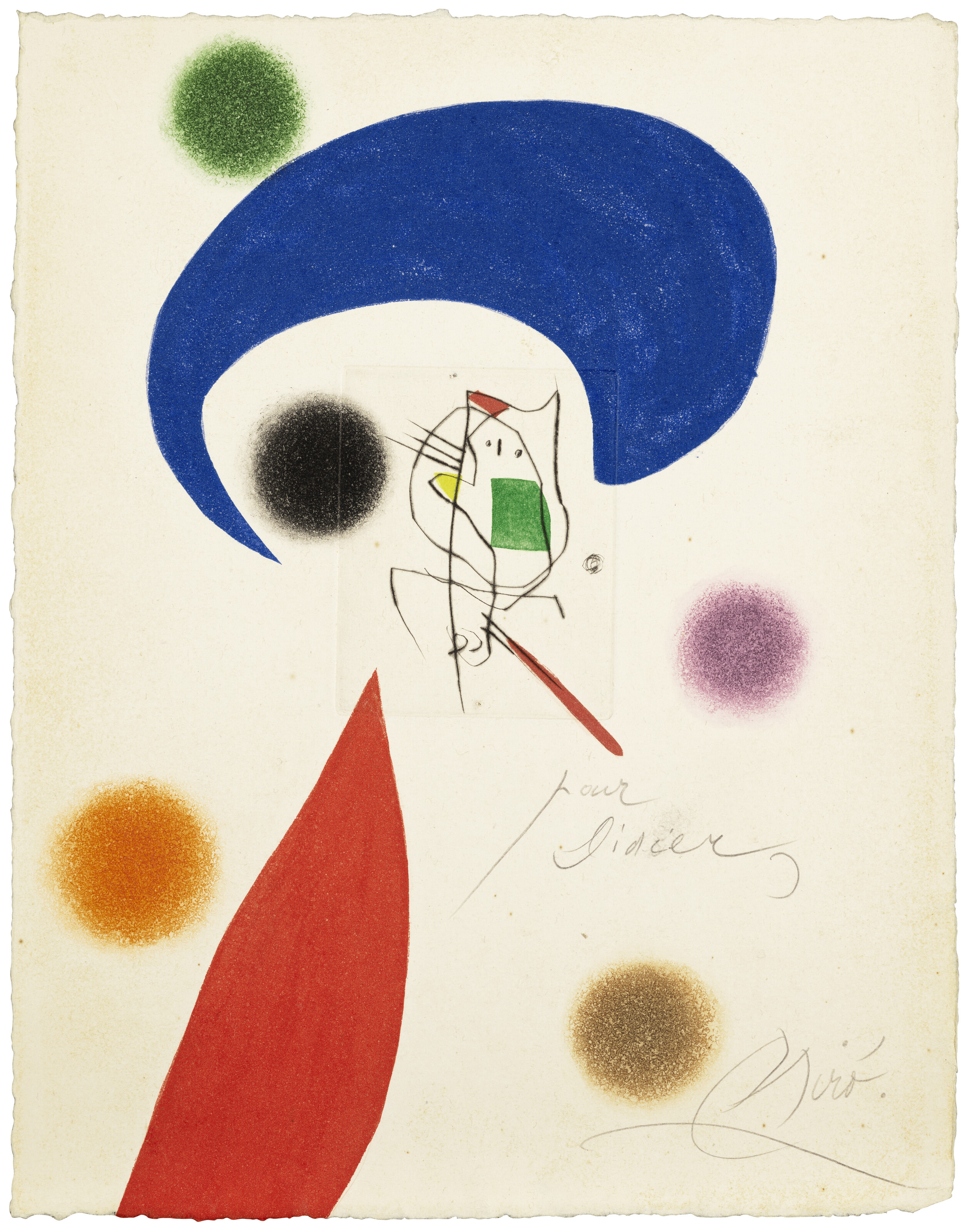 Joan Miró — Mobles Juncosa: одна тарелка
