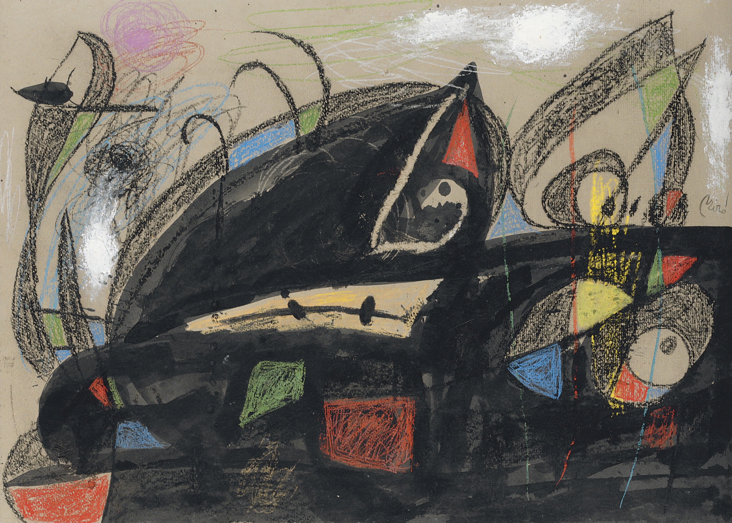Joan Miró — Женщина, уазо