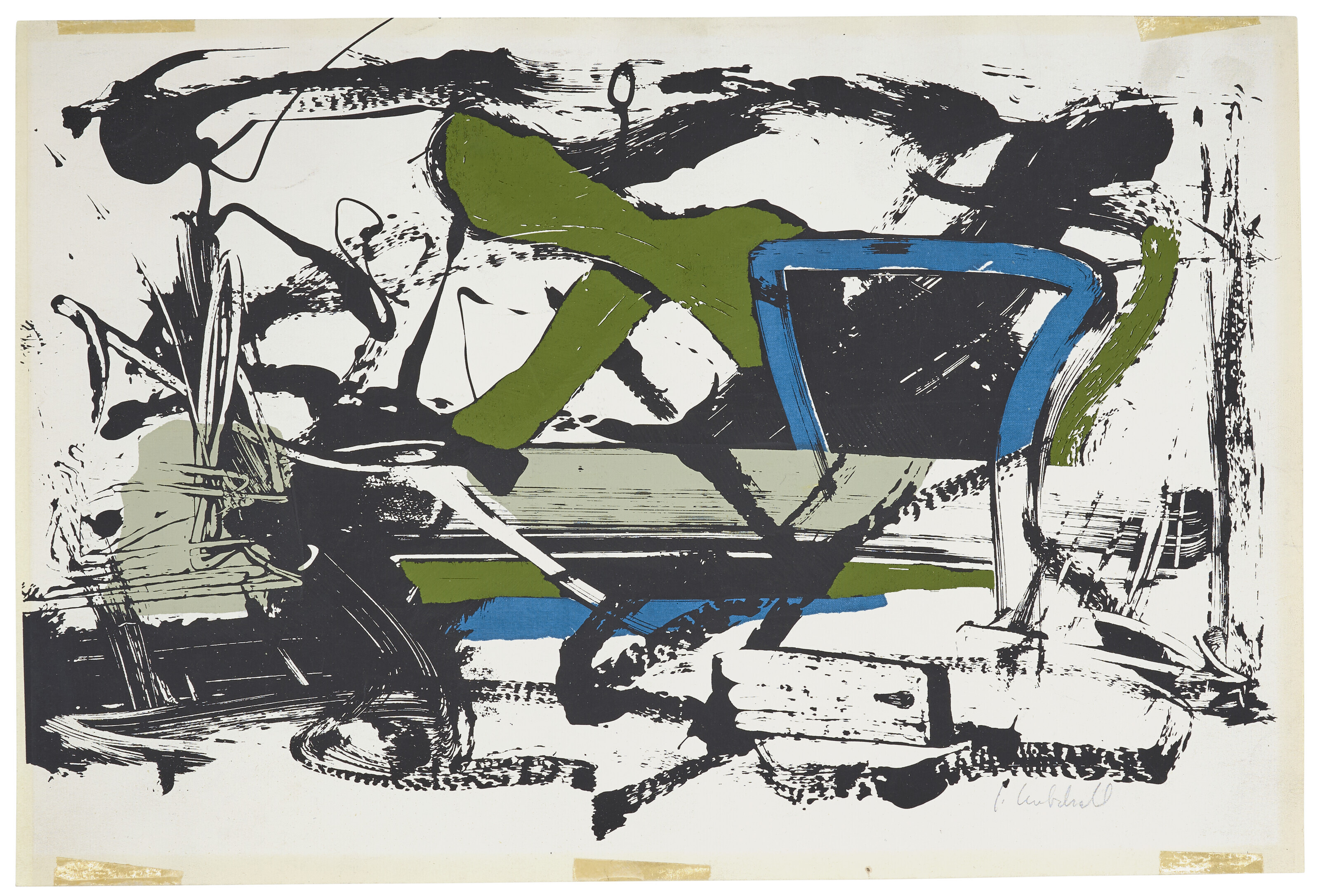 Joan Mitchell — Две гравюры художника, изображение 2