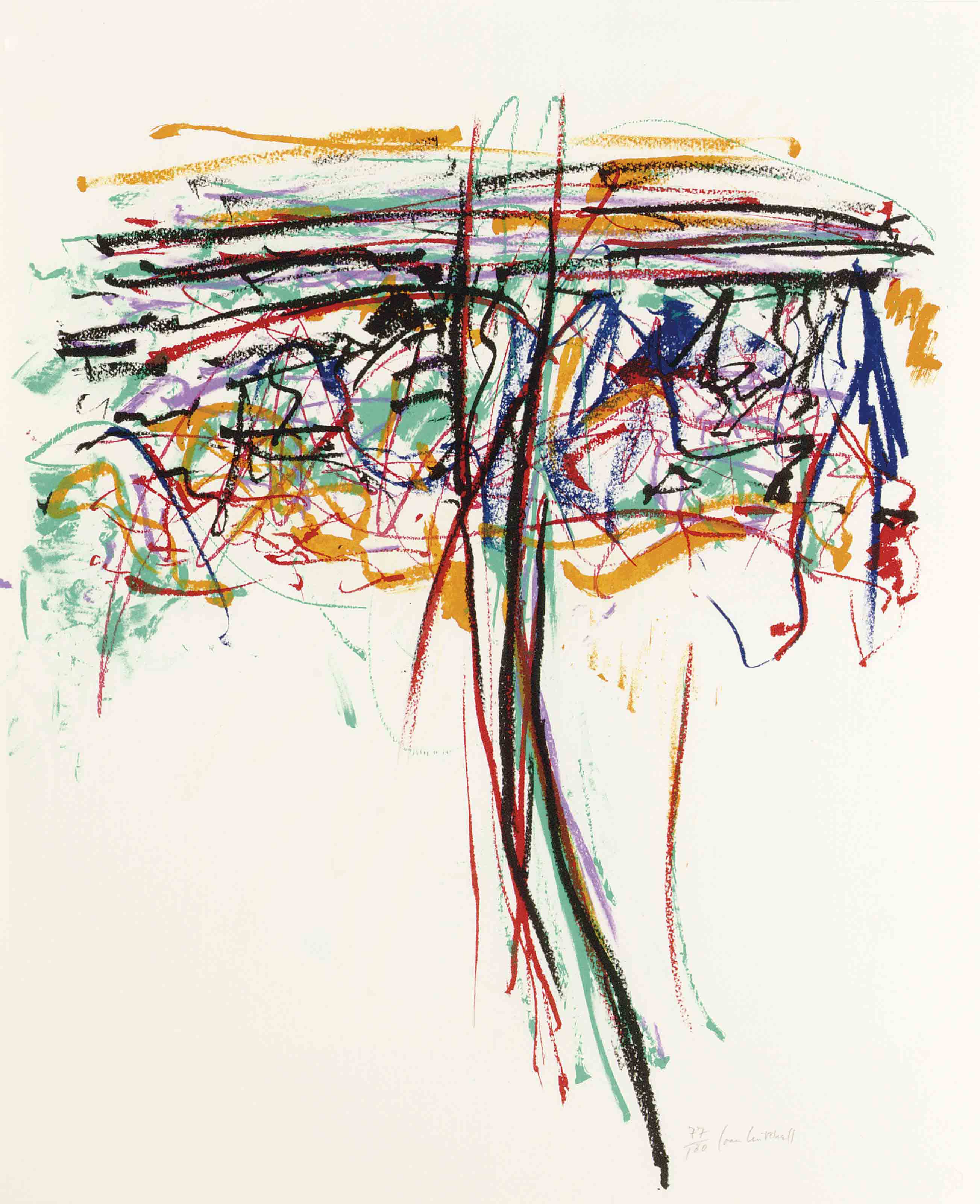 Joan Mitchell — Дерево II