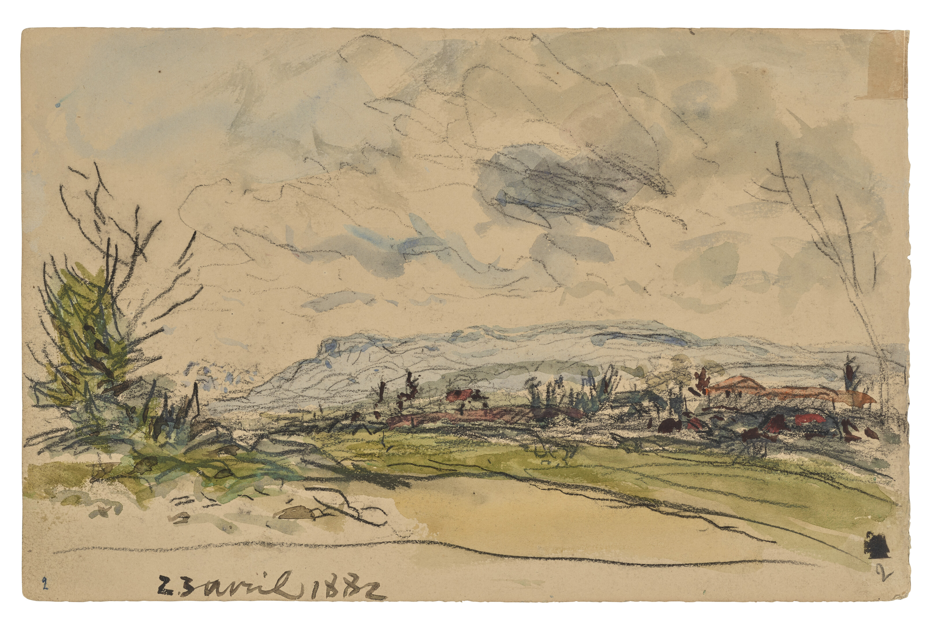 Johan Barthold Jongkind — Улица Кот-Сент-Андре, Дофине ( справа ); Площадь Дофине ( справа ), изображение 3