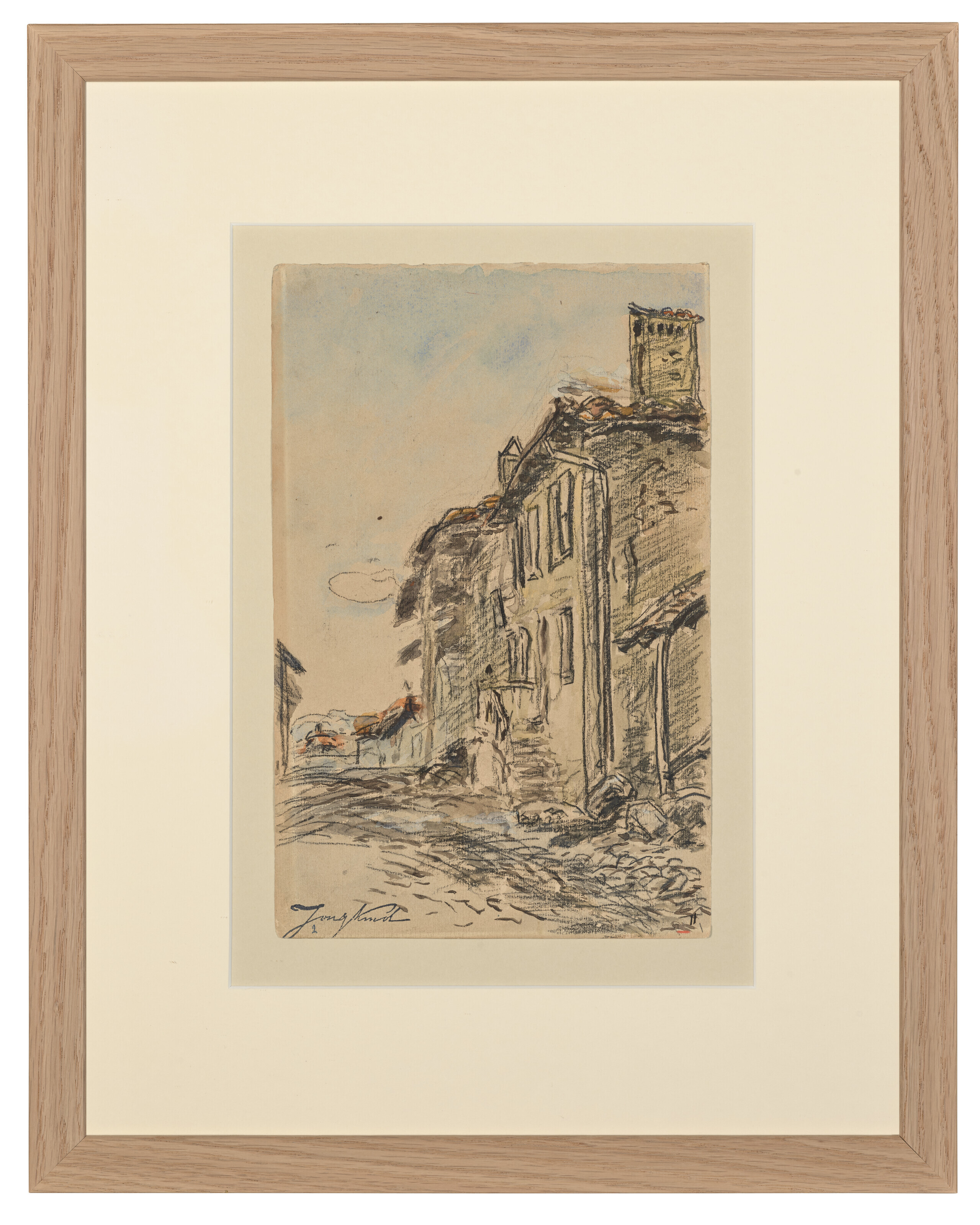 Johan Barthold Jongkind — Улица Кот-Сент-Андре, Дофине ( справа ); Площадь Дофине ( справа ), изображение 4