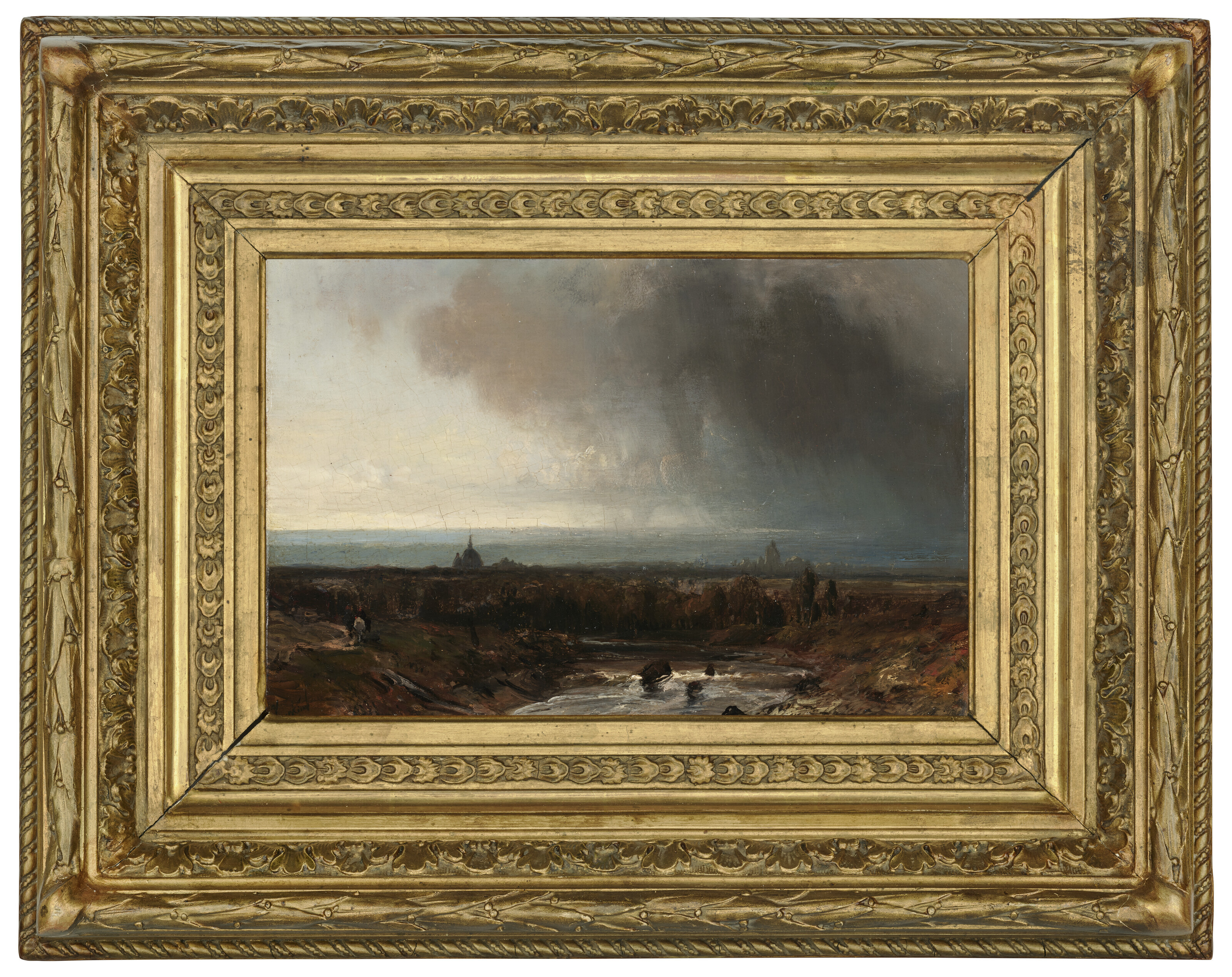 Johan Barthold Jongkind — Речной пейзаж под грозовым небом, изображение 2