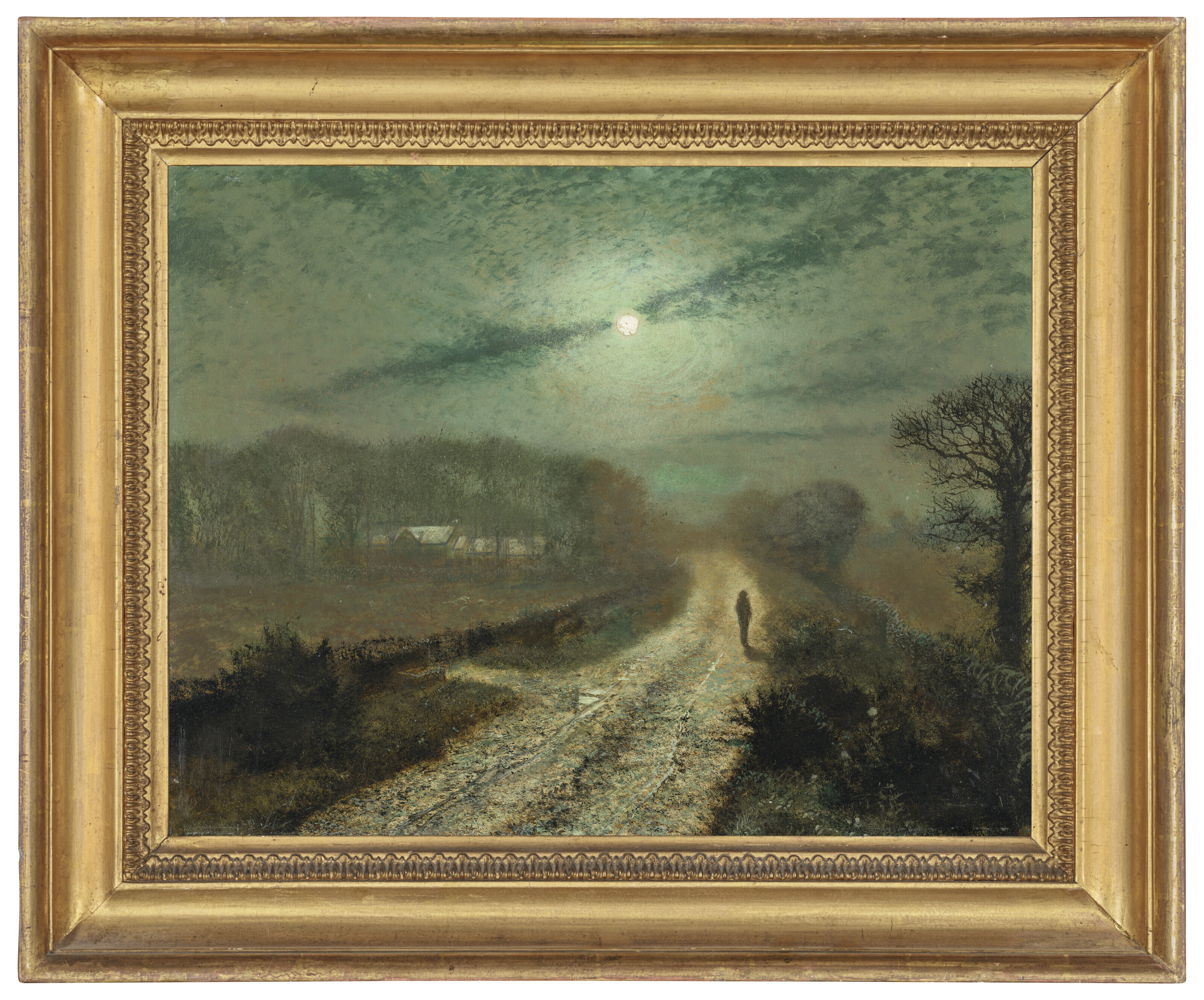 John Atkinson Grimshaw — Залитый лунным светом пейзаж, изображение 2