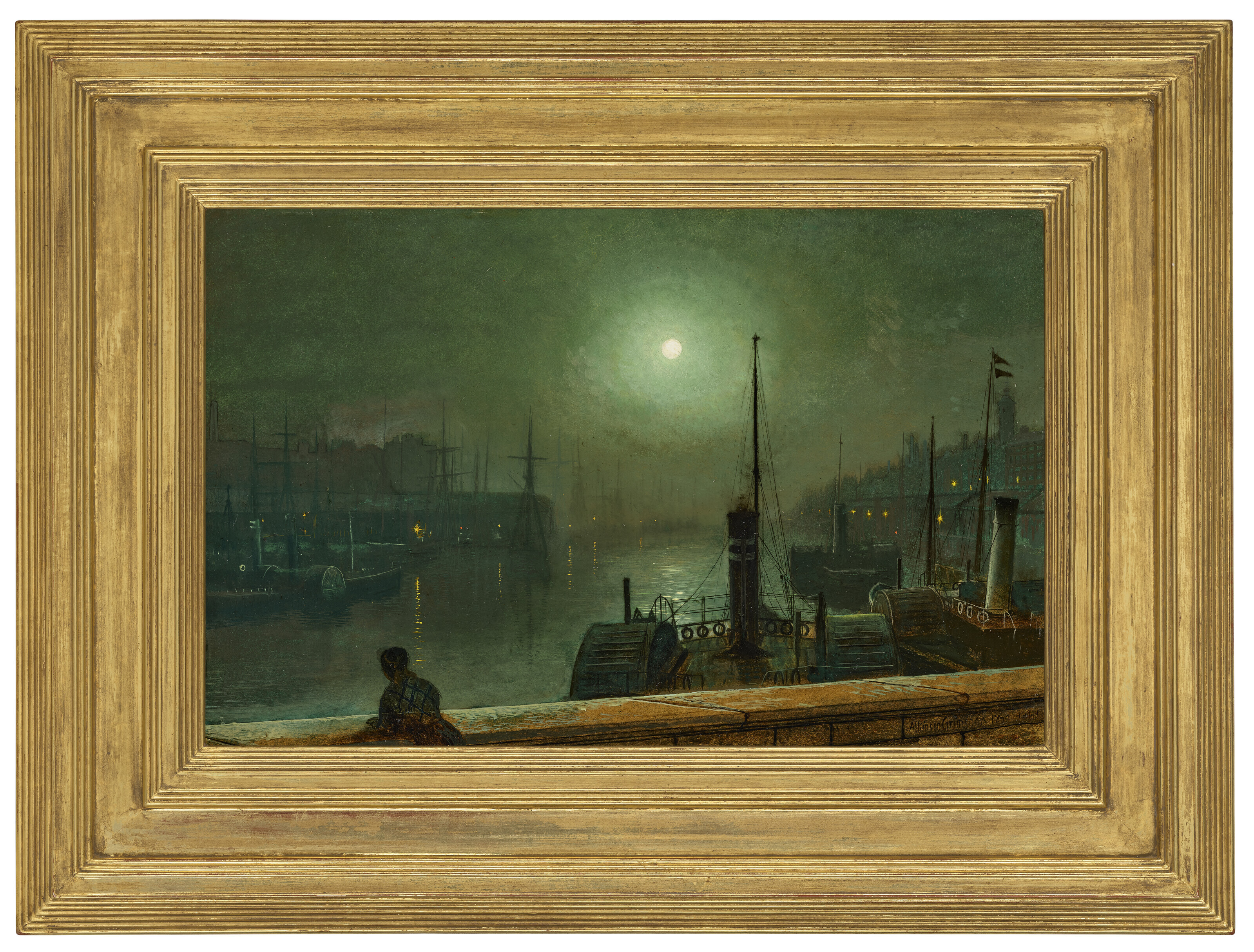 John Atkinson Grimshaw — На берегу Клайда, Глазго, изображение 2
