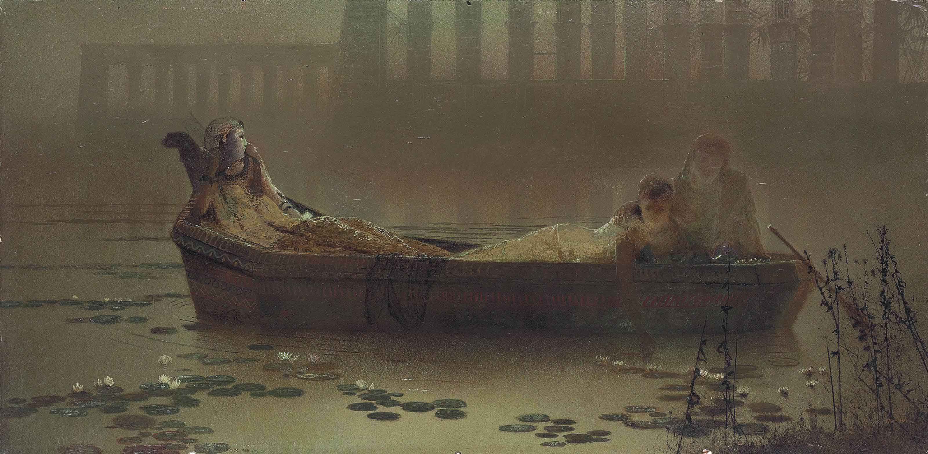 John Atkinson Grimshaw — Собиратели лотосов
