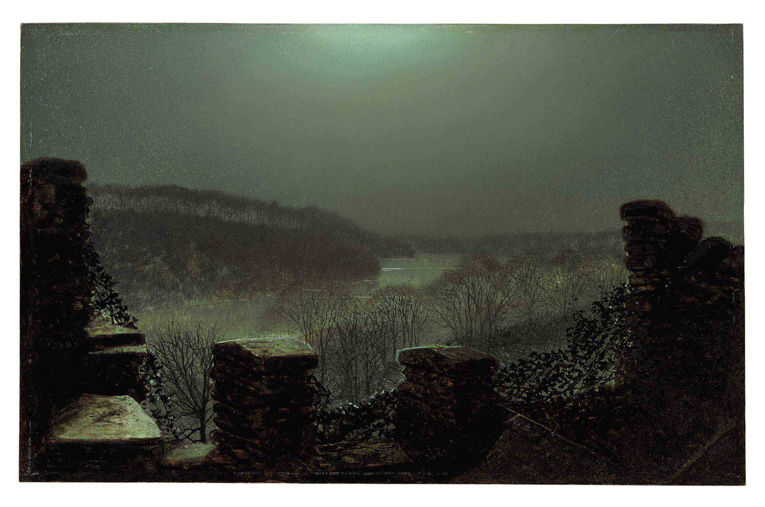 John Atkinson Grimshaw — Из замка, из парка Раундхей