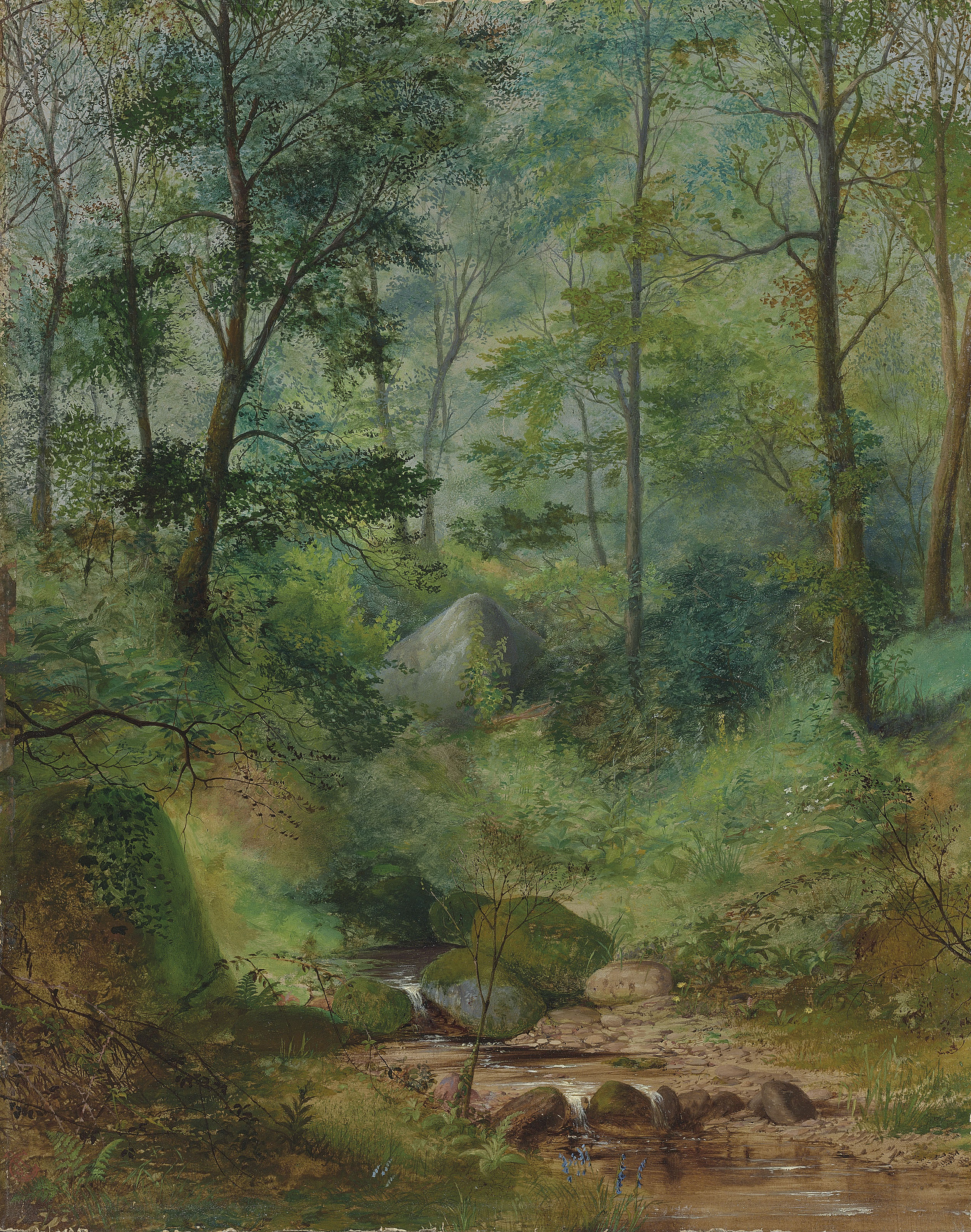 John Atkinson Grimshaw — С натуры, недалеко от Аделя