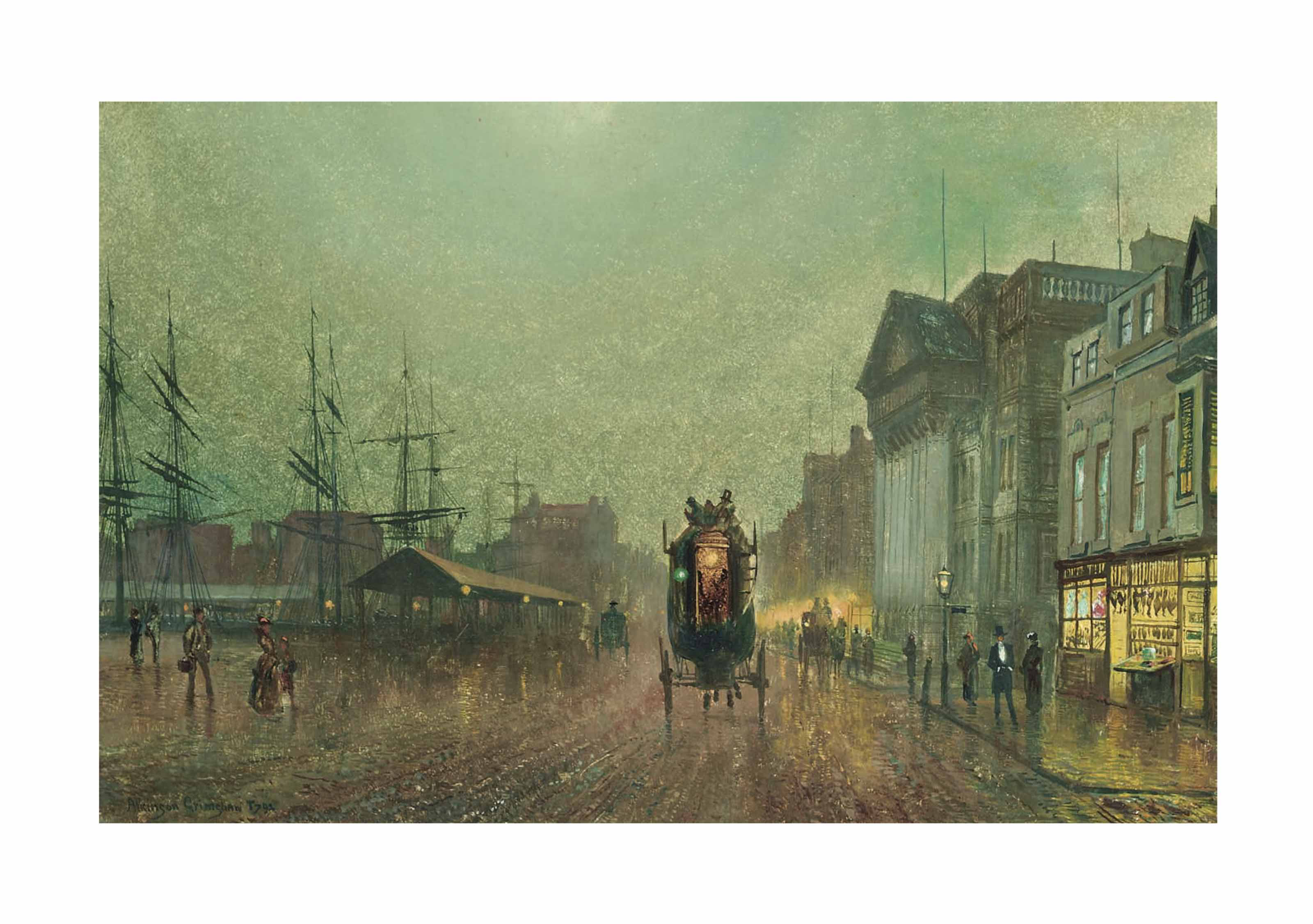 John Atkinson Grimshaw — Ливерпульские доки