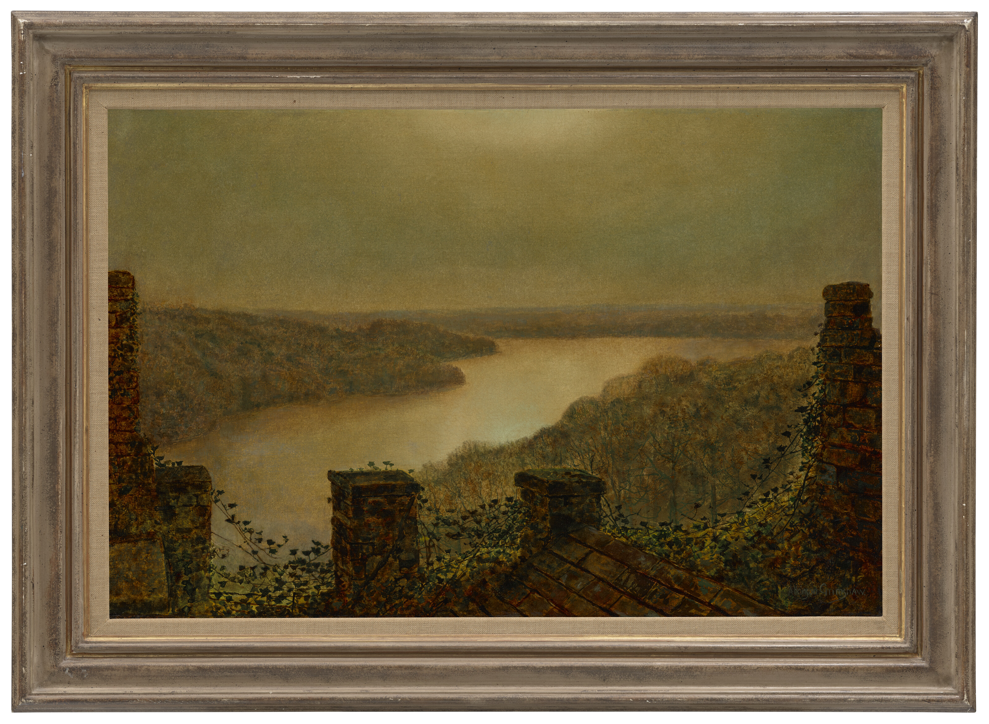 John Atkinson Grimshaw — Озеро Раундхей, изображение 2