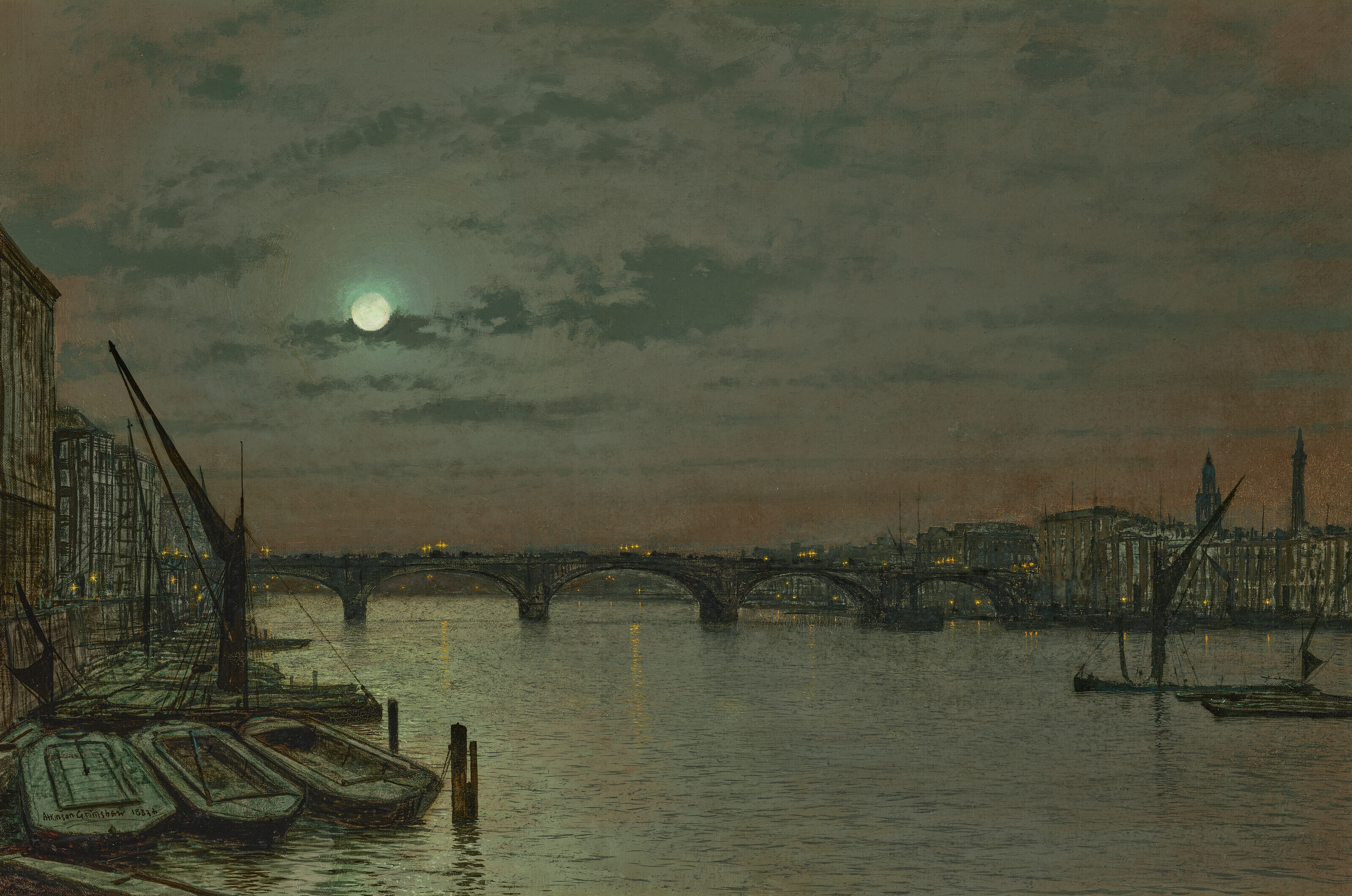 John Atkinson Grimshaw — Лондонский мост