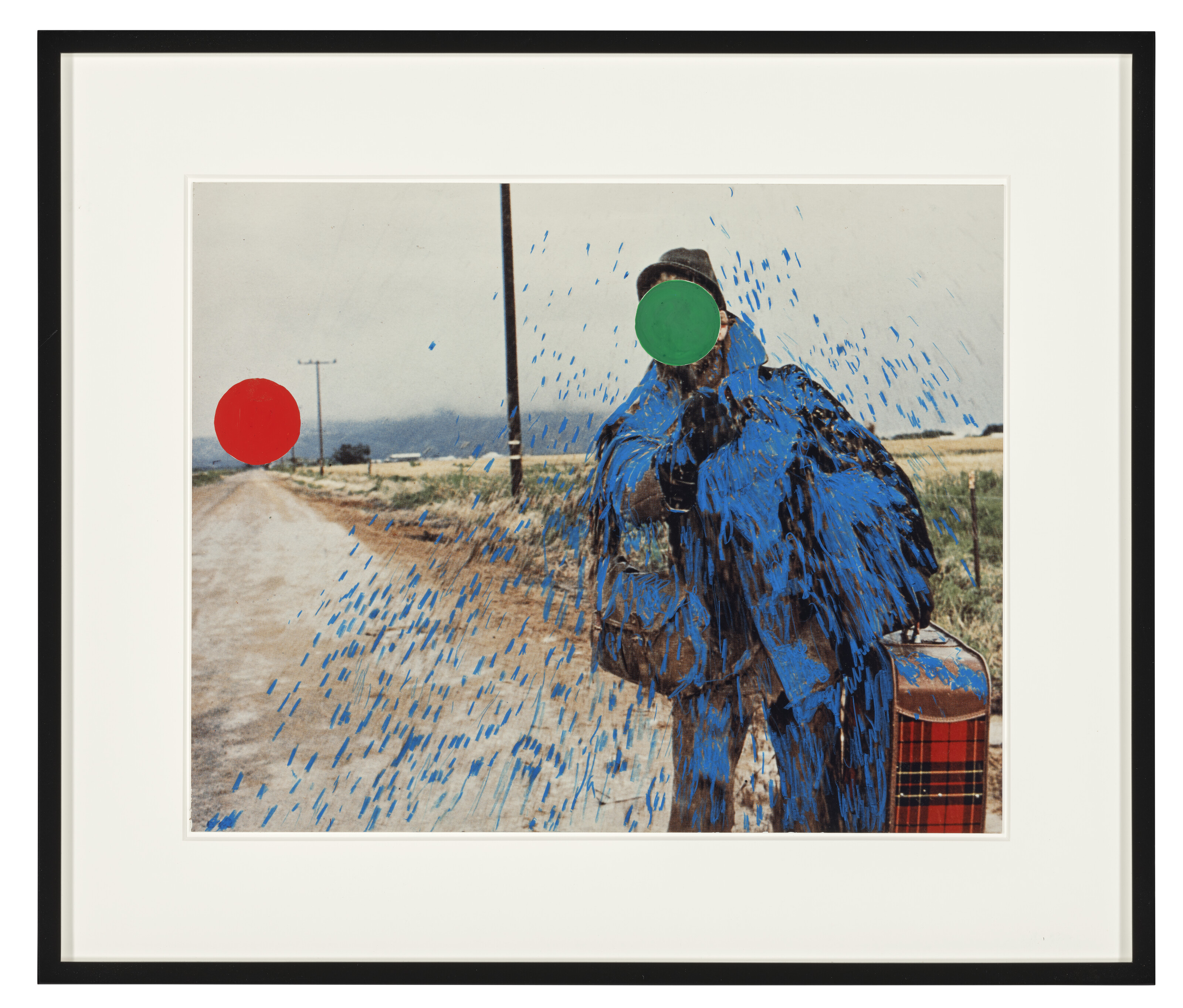John Baldessari — Автостопщик (забрызганный синим) (Макет), изображение 2