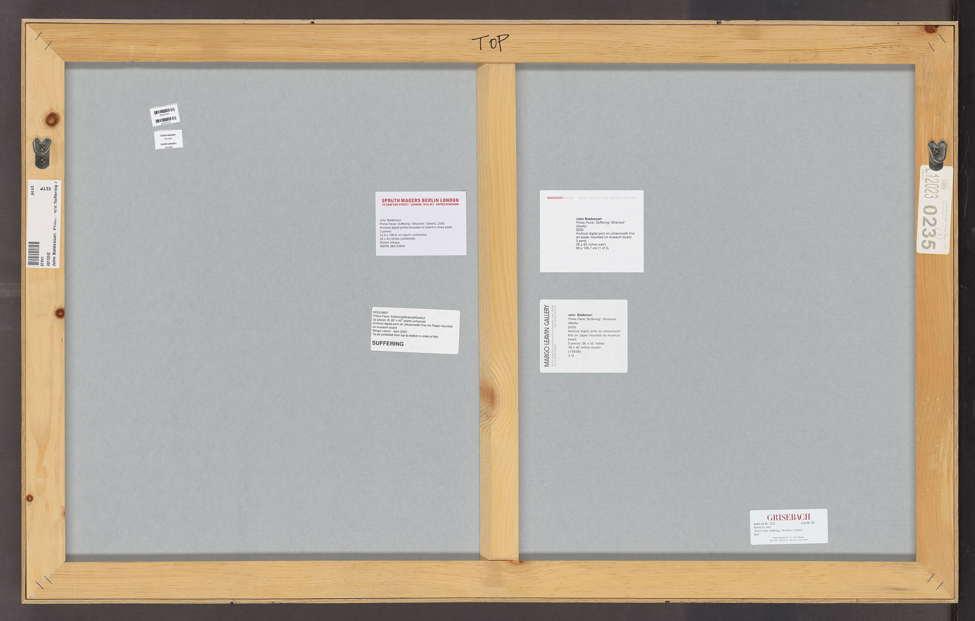 John Baldessari — На первый взгляд: Страдающий/ Напряженный / Радостный, изображение 3