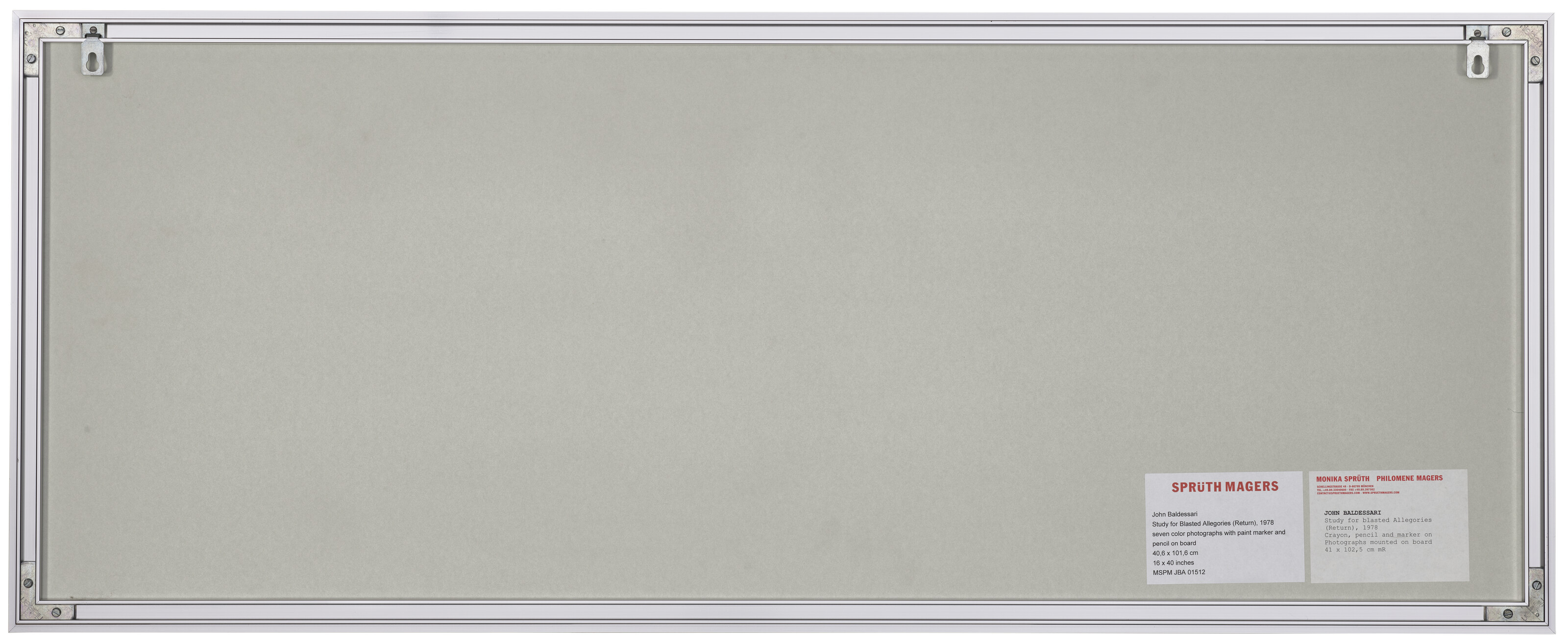 John Baldessari — Изучайте проклятые аллегории: Возвращайтесь..., изображение 2