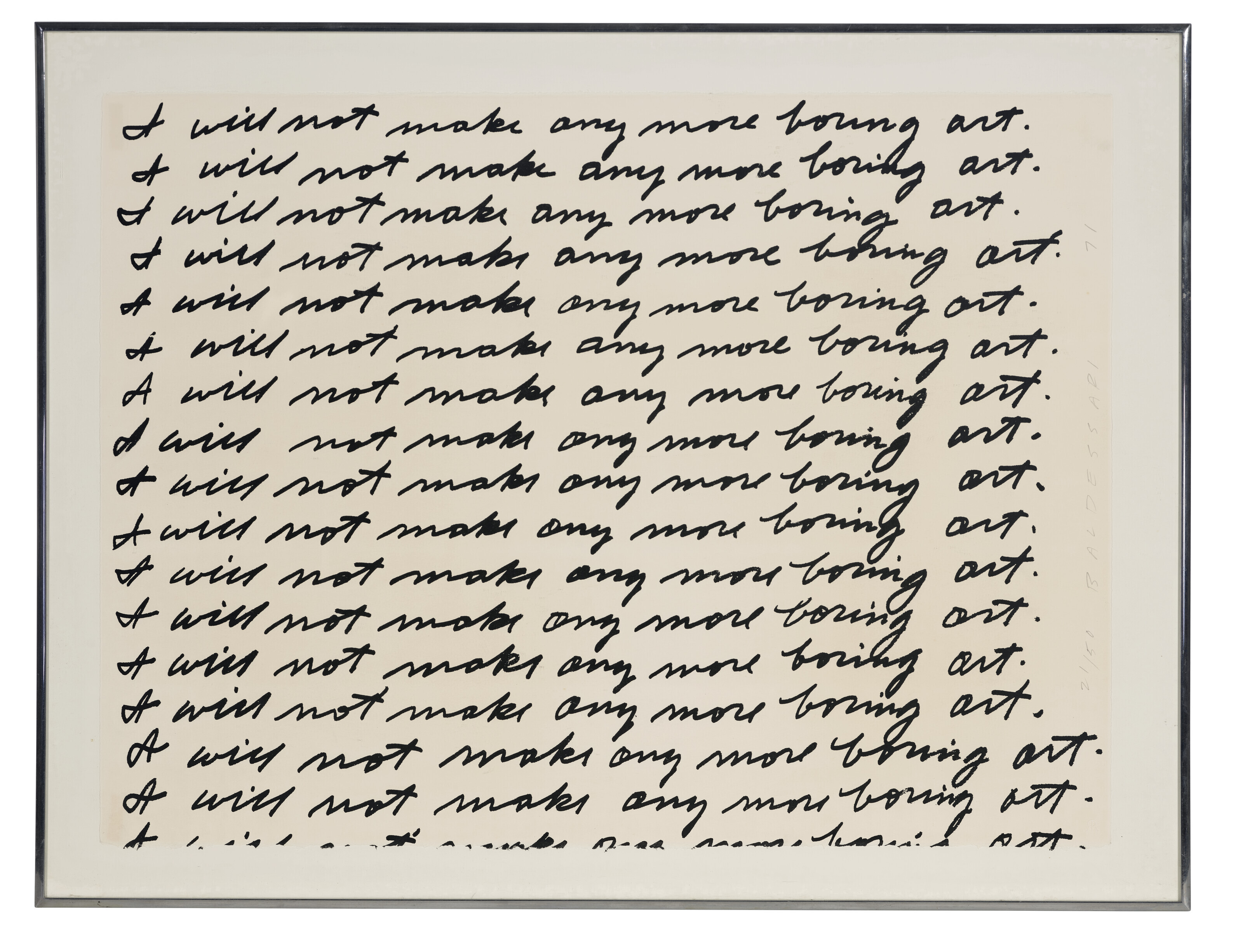 John Baldessari — Я Больше Не Буду Создавать Скучных Рисунков, изображение 2