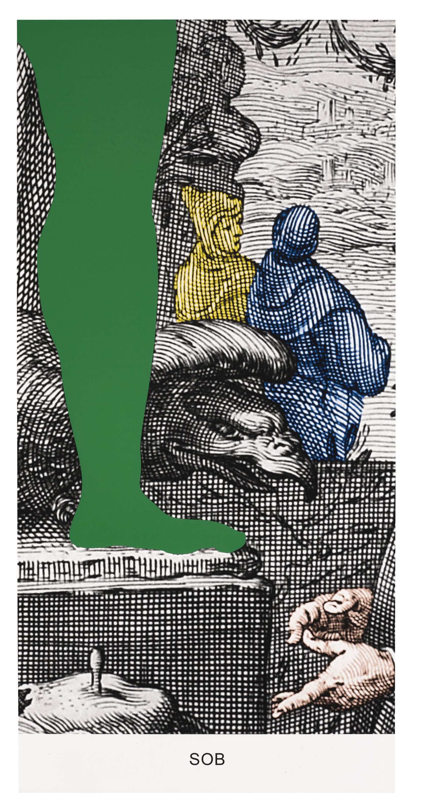 John Baldessari — Гравюры со звуками: ВСХЛИПЫВАНИЕ, ХРЮКАНЬЕ, ЩЕЛКАНЬЕ, ЧИХАНИЕ, УРЧАНИЕ, ГУДОК, изображение 2