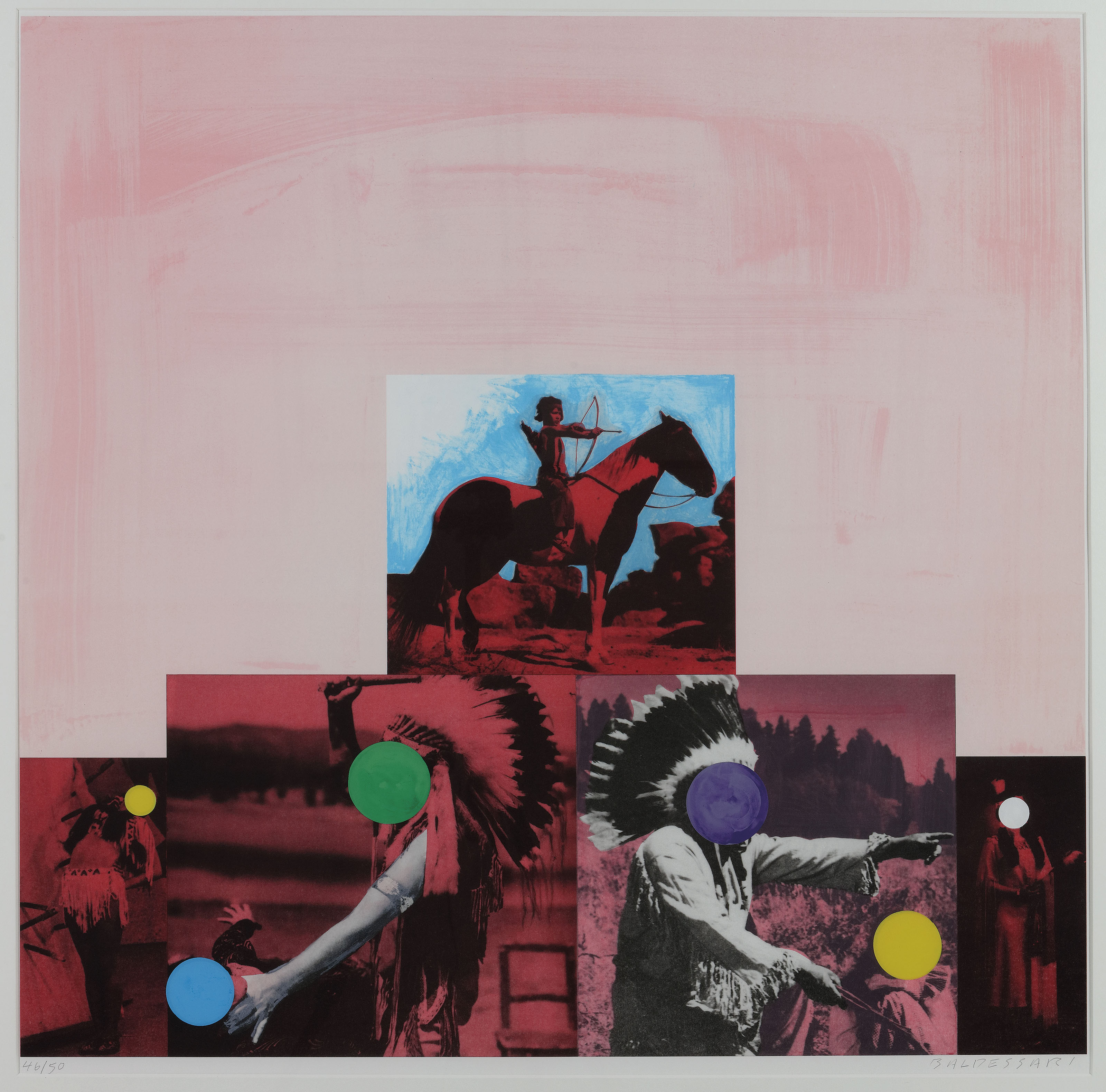 John Baldessari — (i) Клише: Североамериканский индеец (красный) (ii) Клише: эскимос (синий) (iii) Клише: Японец (желтый), изображение 2