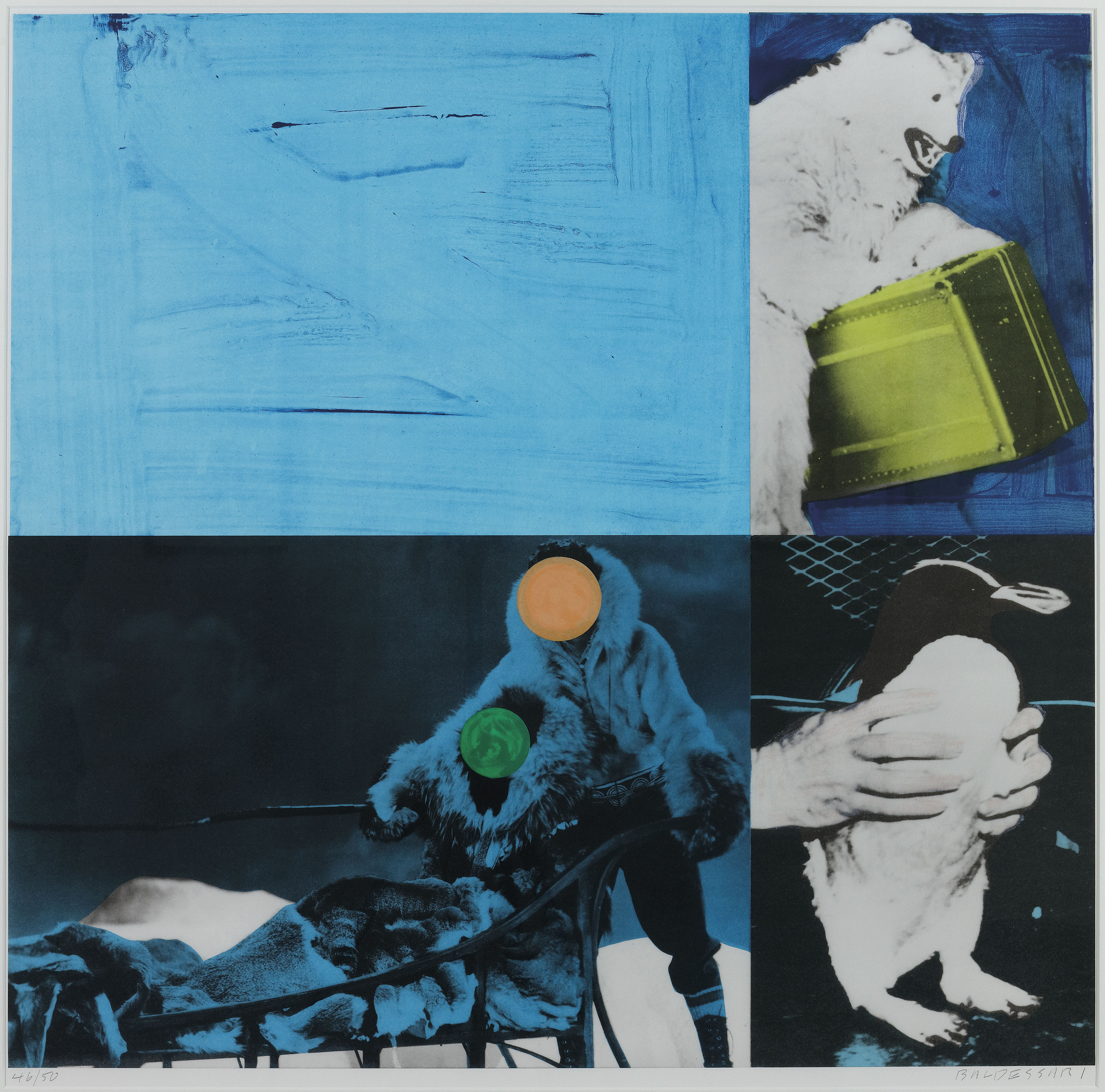 John Baldessari — (i) Клише: Североамериканский индеец (красный) (ii) Клише: эскимос (синий) (iii) Клише: Японец (желтый), изображение 3