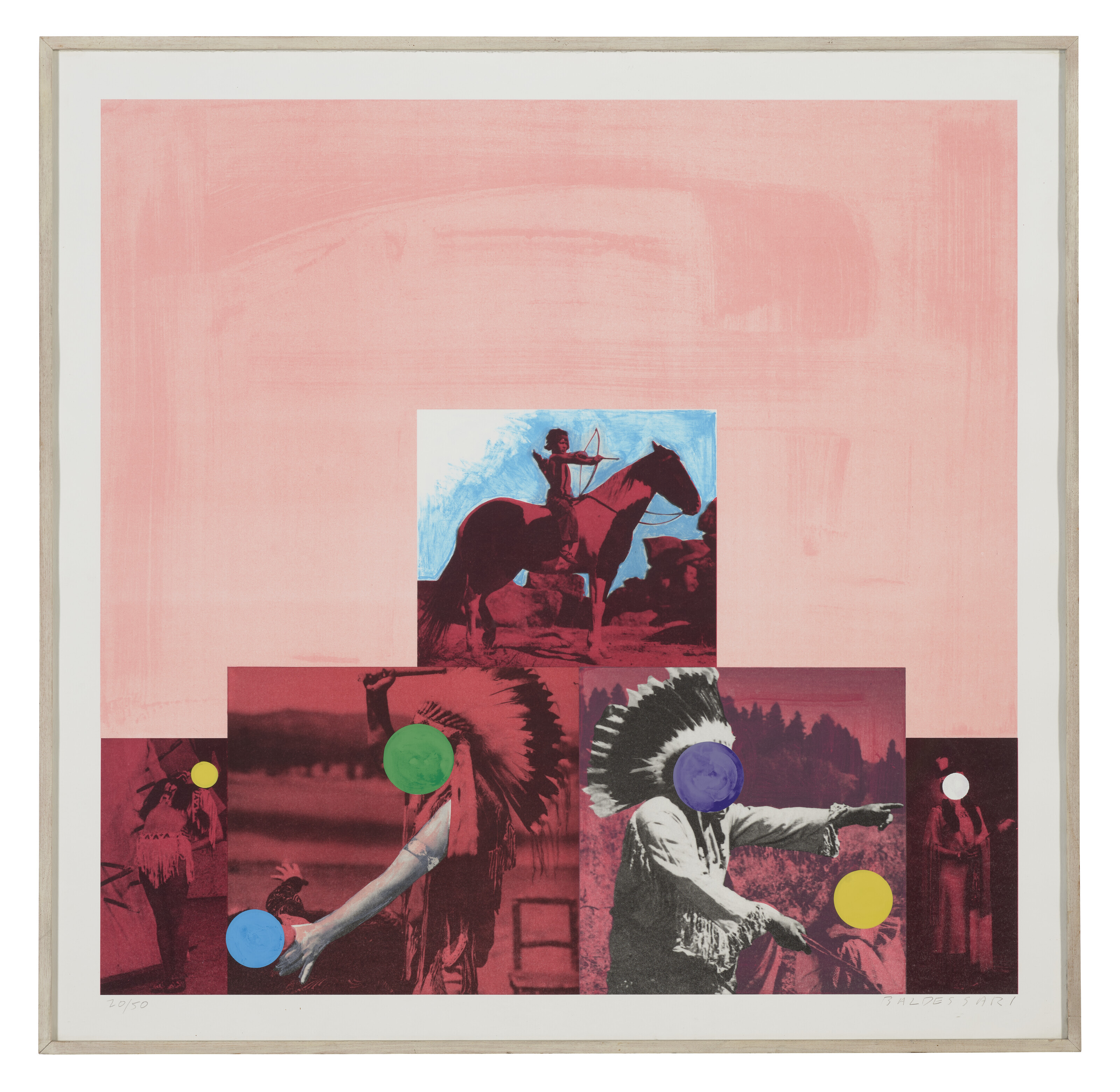 John Baldessari — Североамериканский индеец (краснокожий), из клише, изображение 2