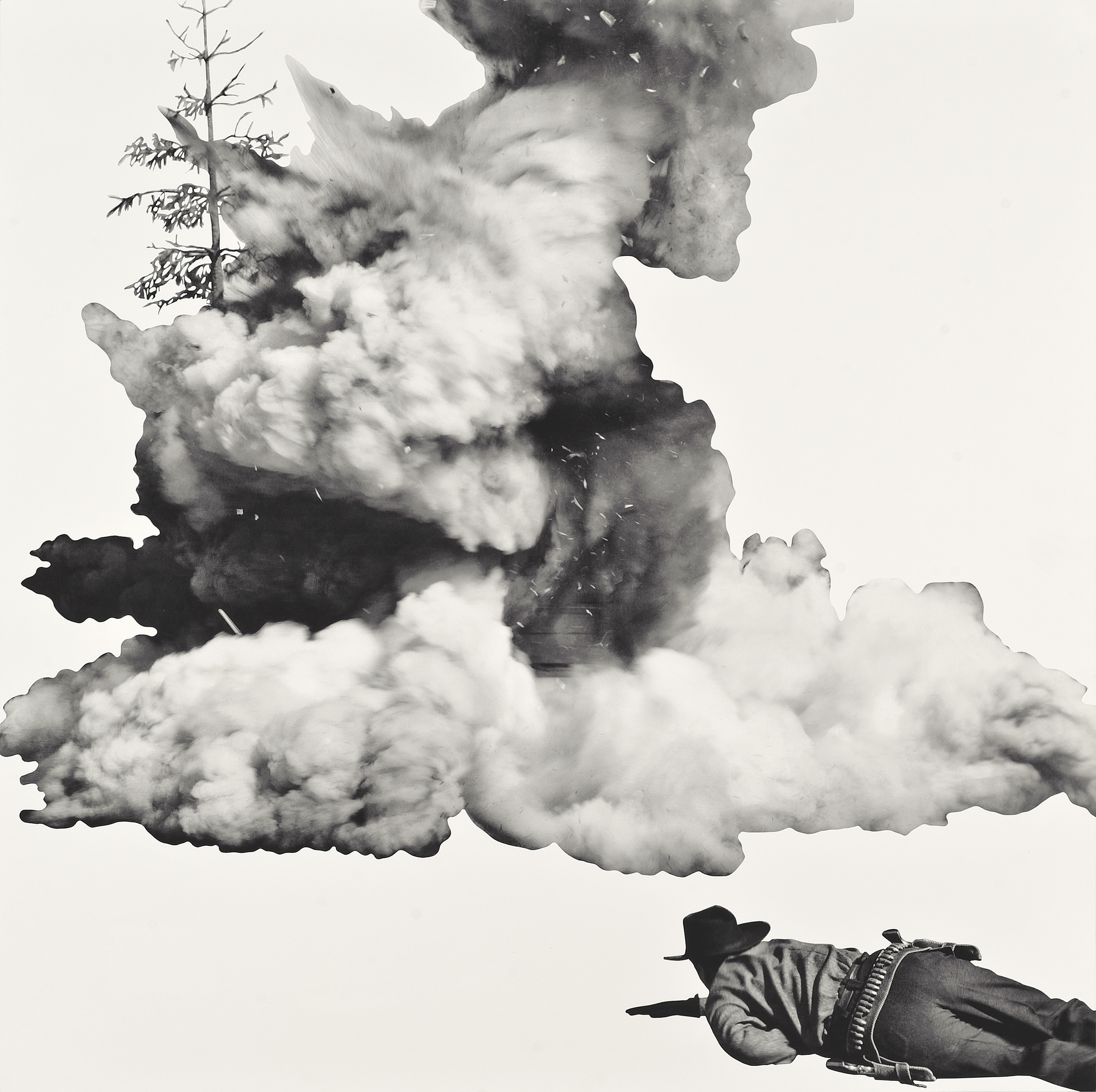 John Baldessari — Дым, Дерево, Тень и Человек