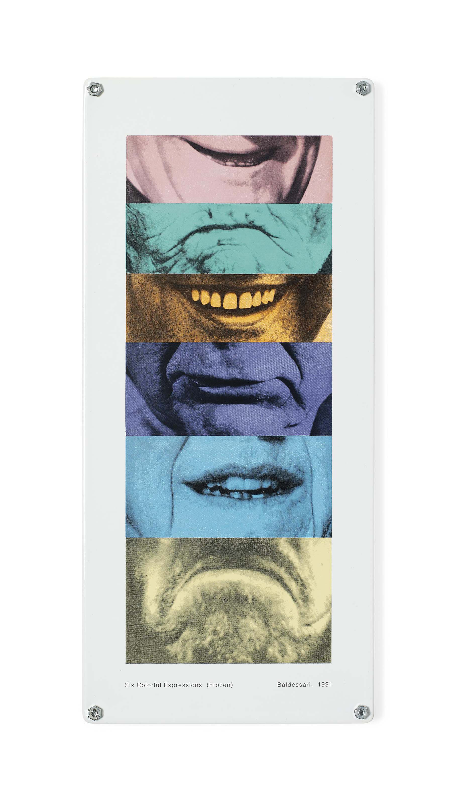 John Baldessari — Шесть разноцветных выражений (замороженных) (Паркетт 29)