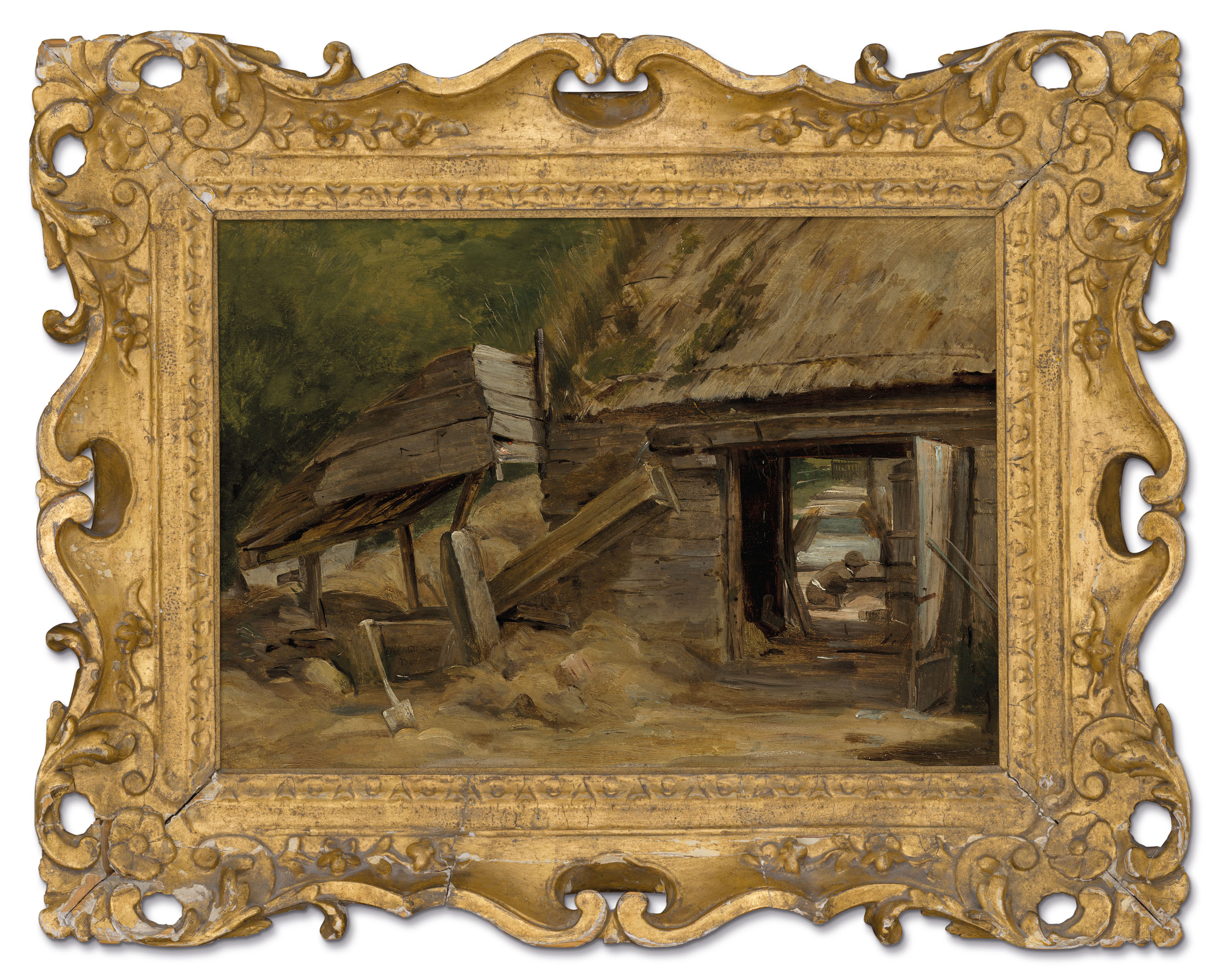 John Constable — Старый мельничный сарай, Дедхэм, изображение 2