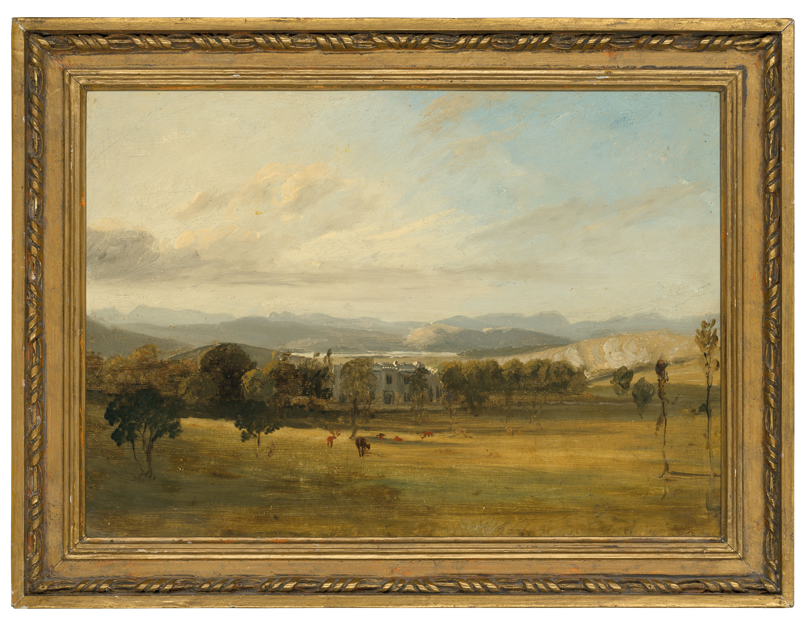 John Constable — Набросок Лейтон-Холла, Ланкашир, холмов Озерного края за его пределами, изображение 2