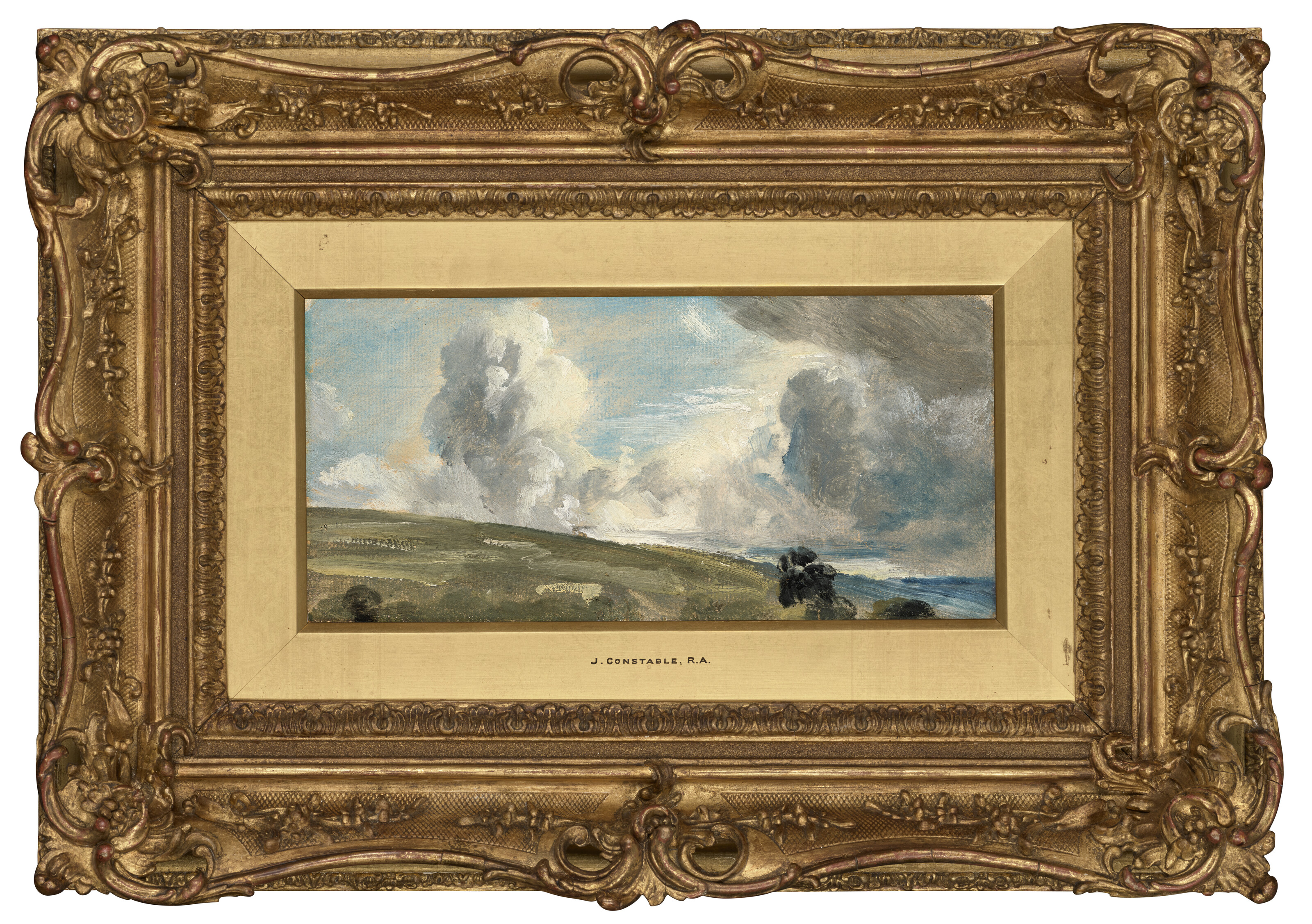 John Constable — Изучение облаков, возможно, над хребтом Харнхэм, изображение 2