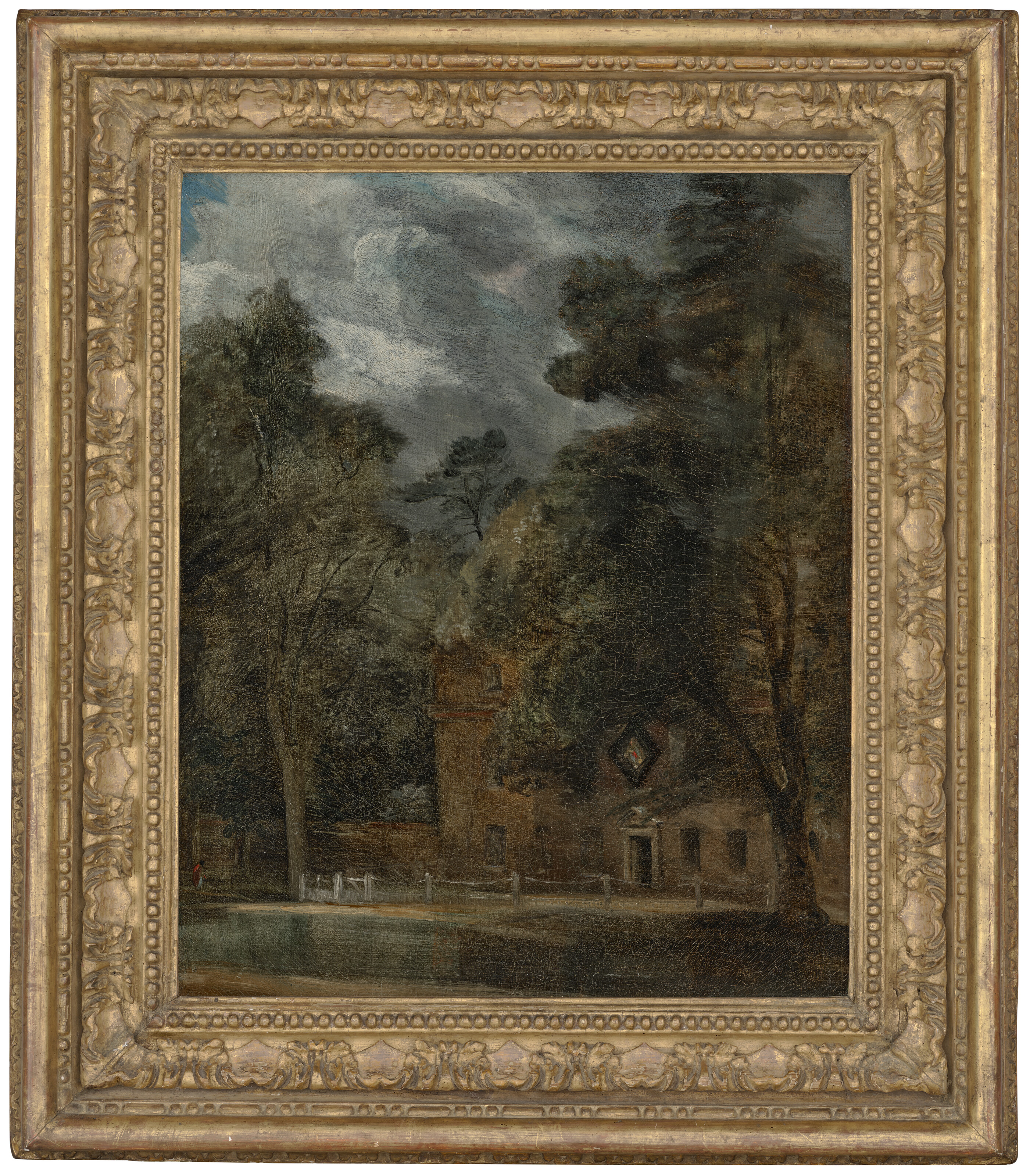 John Constable — Западный домик, Восточный Бергхольт, с водоразделом, изображение 2