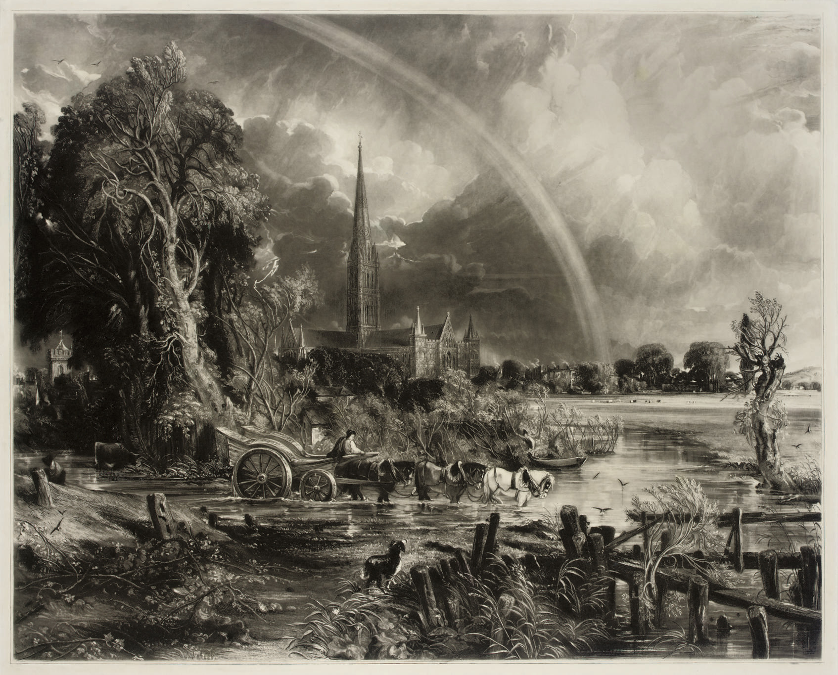 John Constable — Радуга, кафедральный собор Солсбери