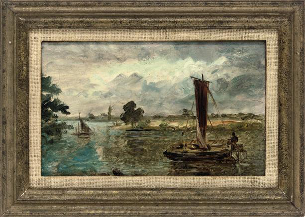 John Constable — Вид на реку Темзу в Гринвиче
